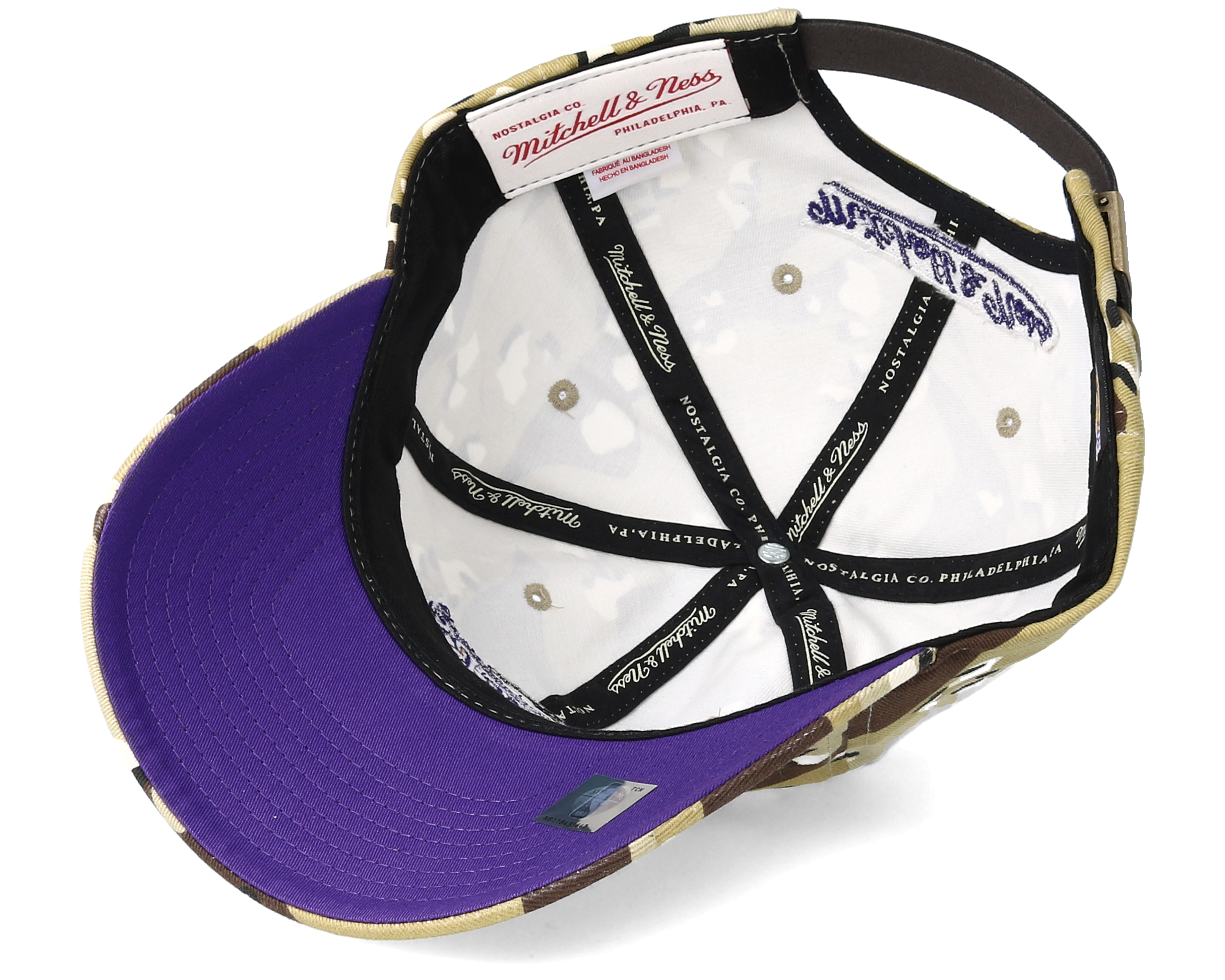 Los Angeles Lakers Dad Hat Desert Camo Adjustable Mitchell Ness Caps Hatstoreworld Com