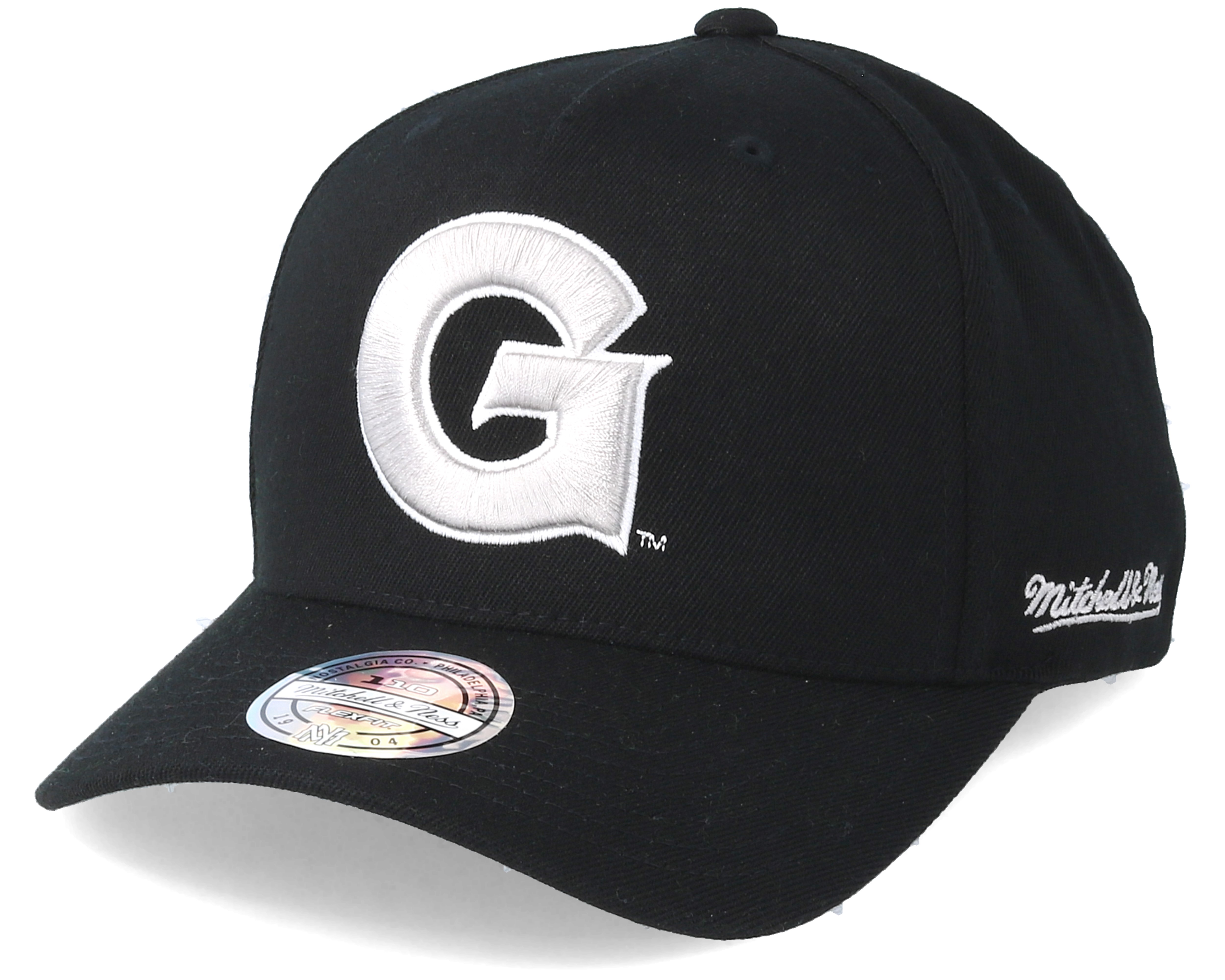 Hoyas Eazy Black 110 Adjustable Mitchell & Ness caps