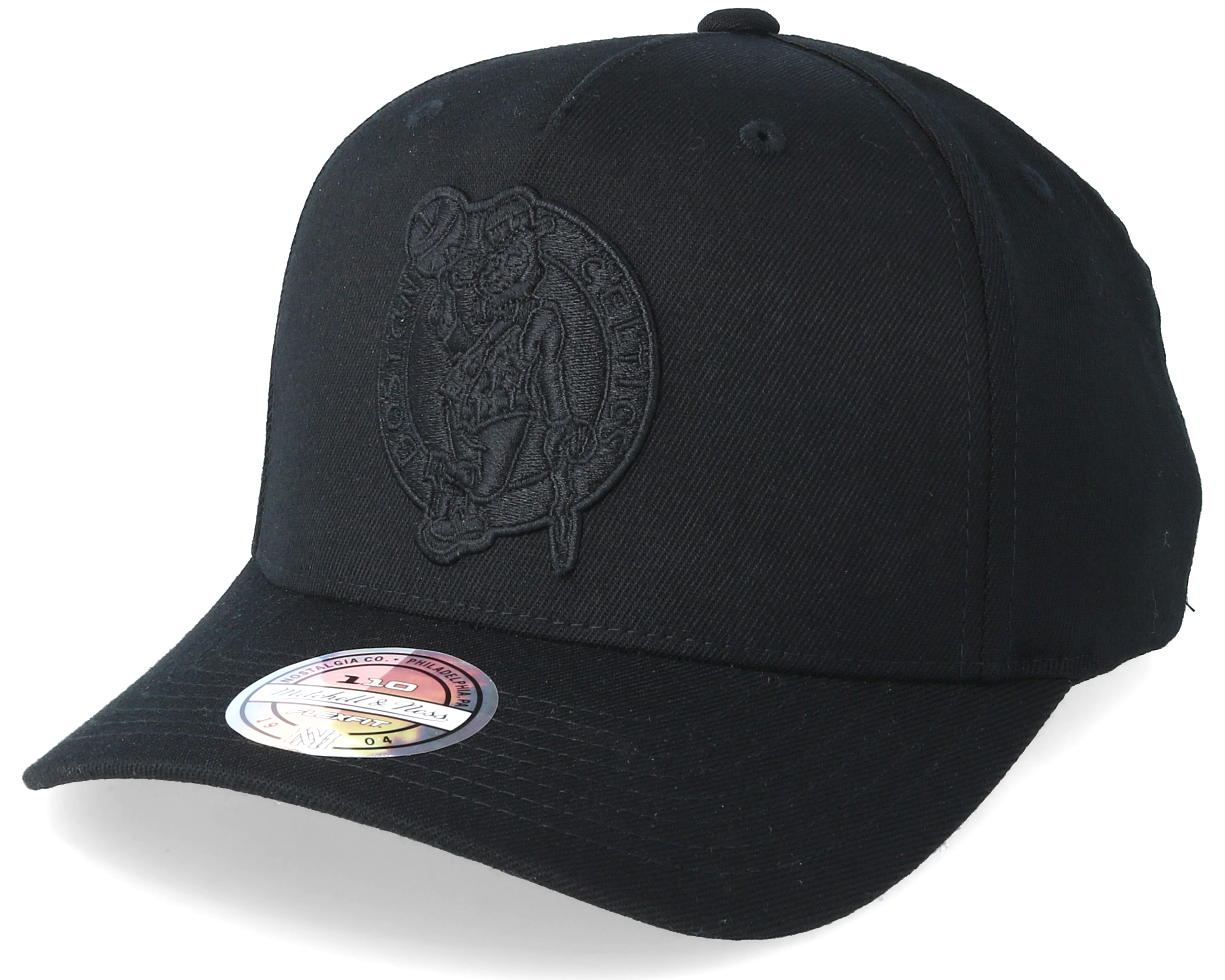 Boston Celtics Outline Logo Black 110 Adjustable ...