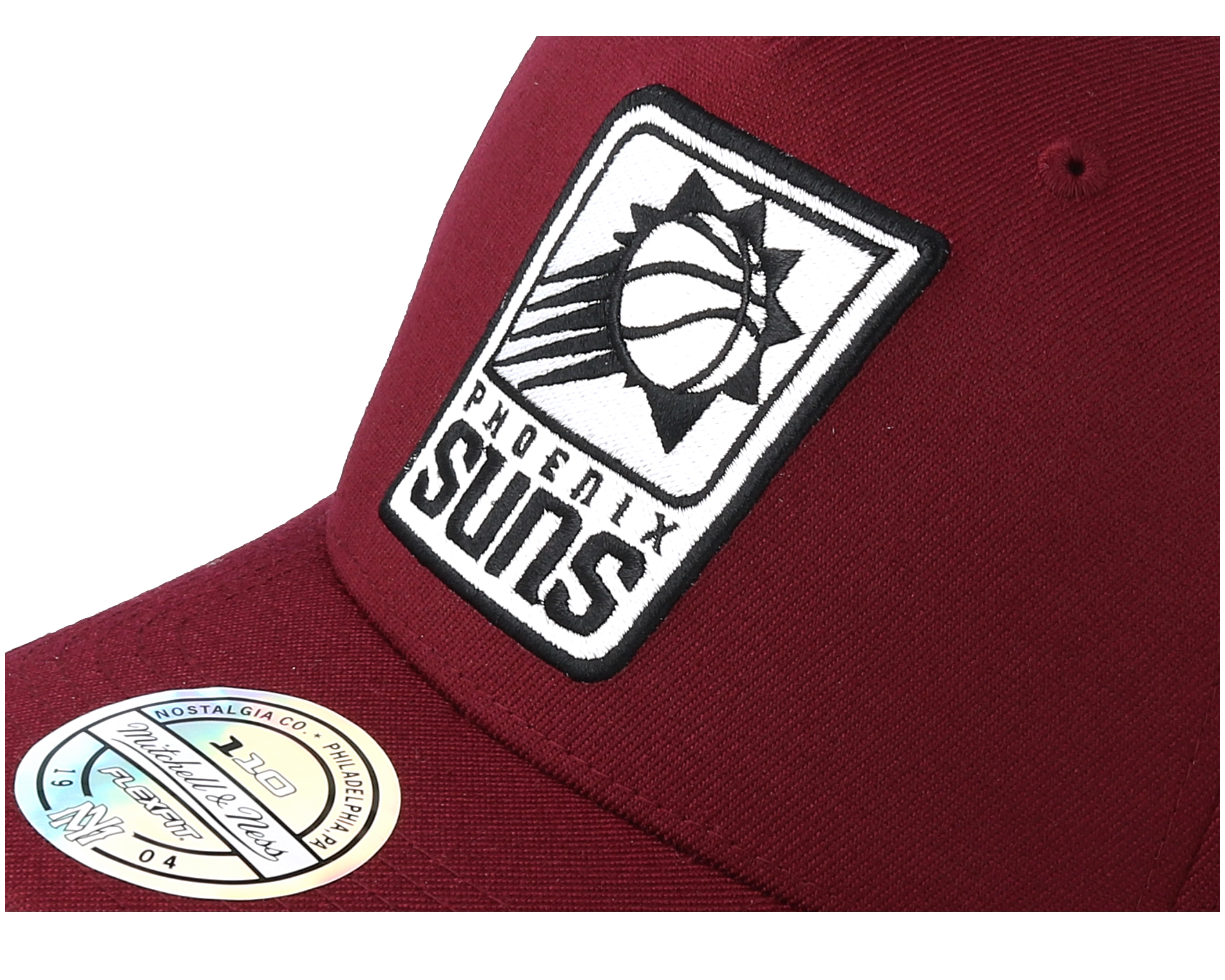 Phoenix Suns Outline Logo Burgundy 110 Adjustable - Mitchell & Ness caps | Hatstore.co.uk