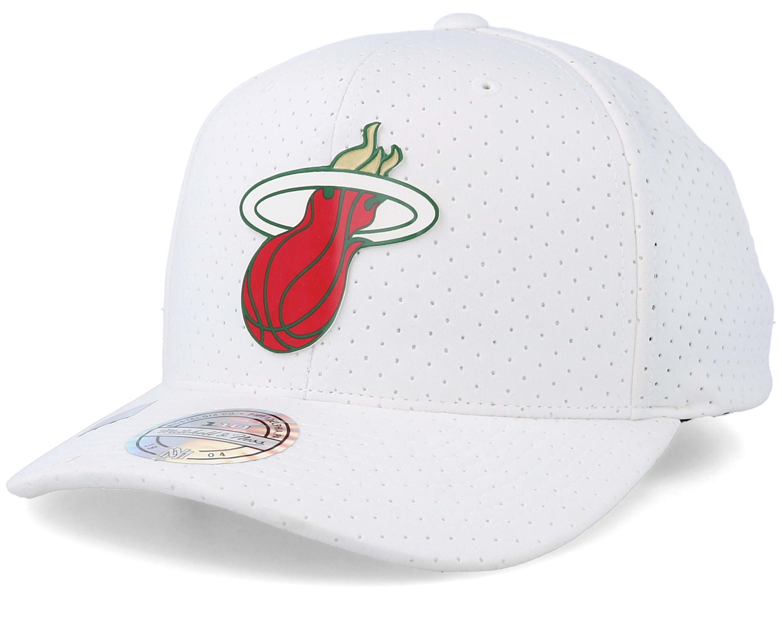 All white miami heat hat Outlet