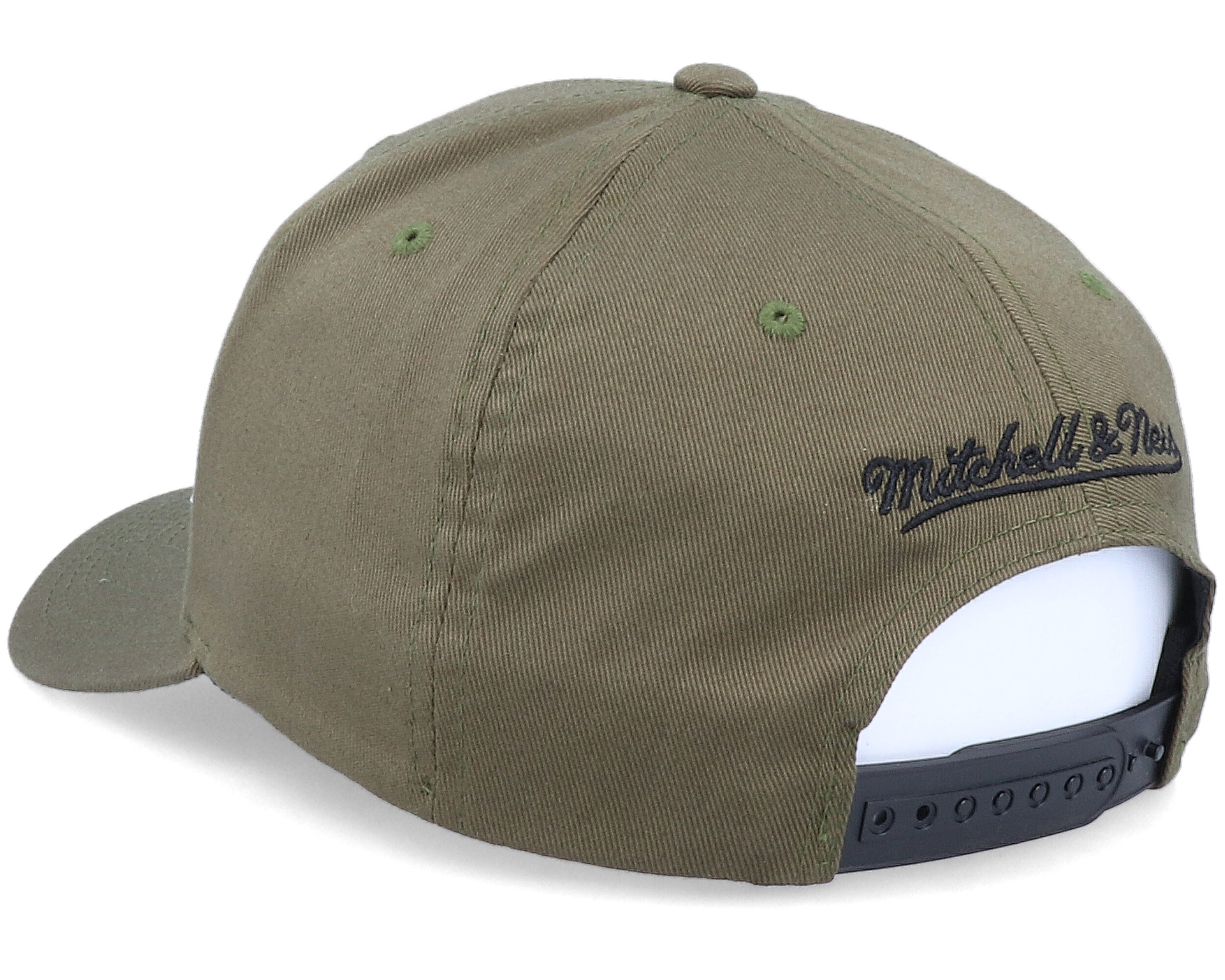 Hatstore Exclusive Chicago Bulls Veterans Olive Mitchell Ness Caps 