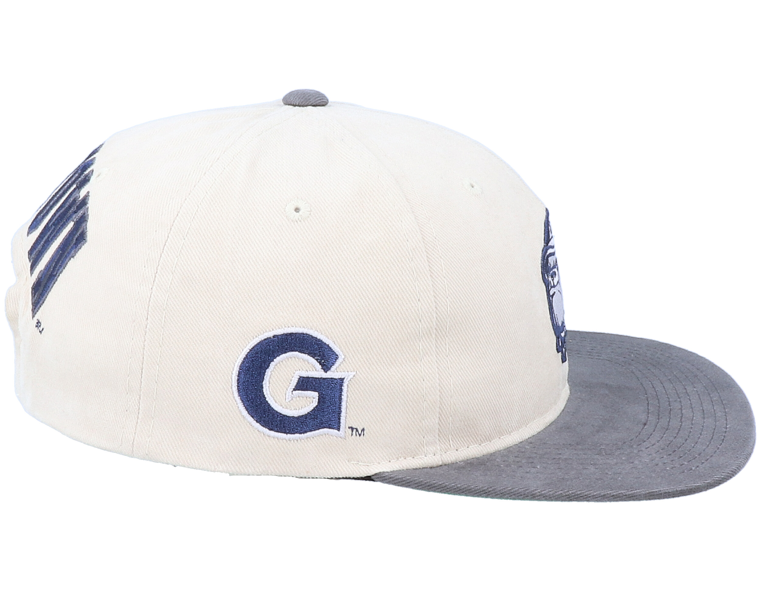 Hoyas Blockhead Deadstock Stone/Grey Snapback Mitchell