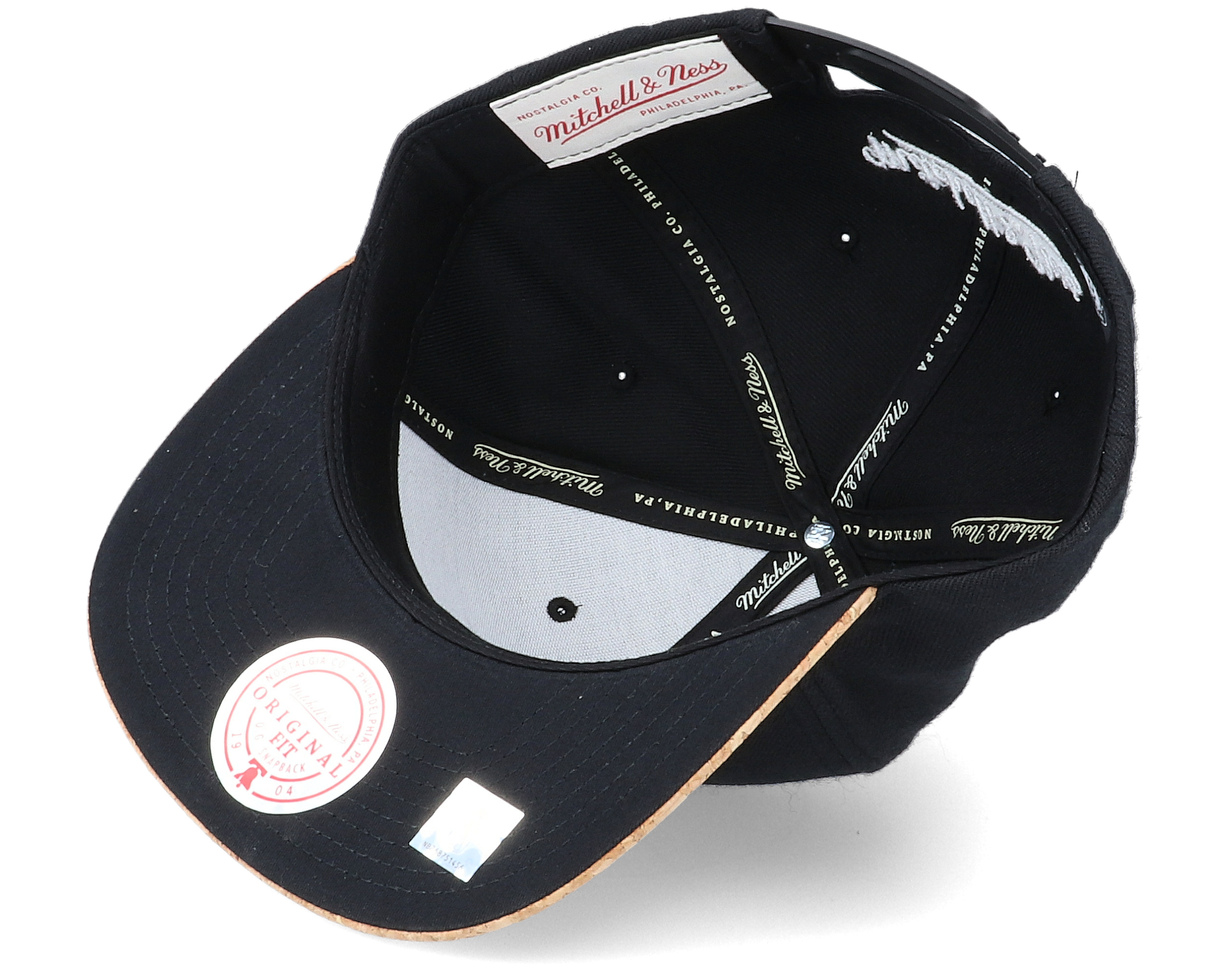 Brooklyn Nets Exclusive Cork Brim Snapback Mitchell & Ness caps