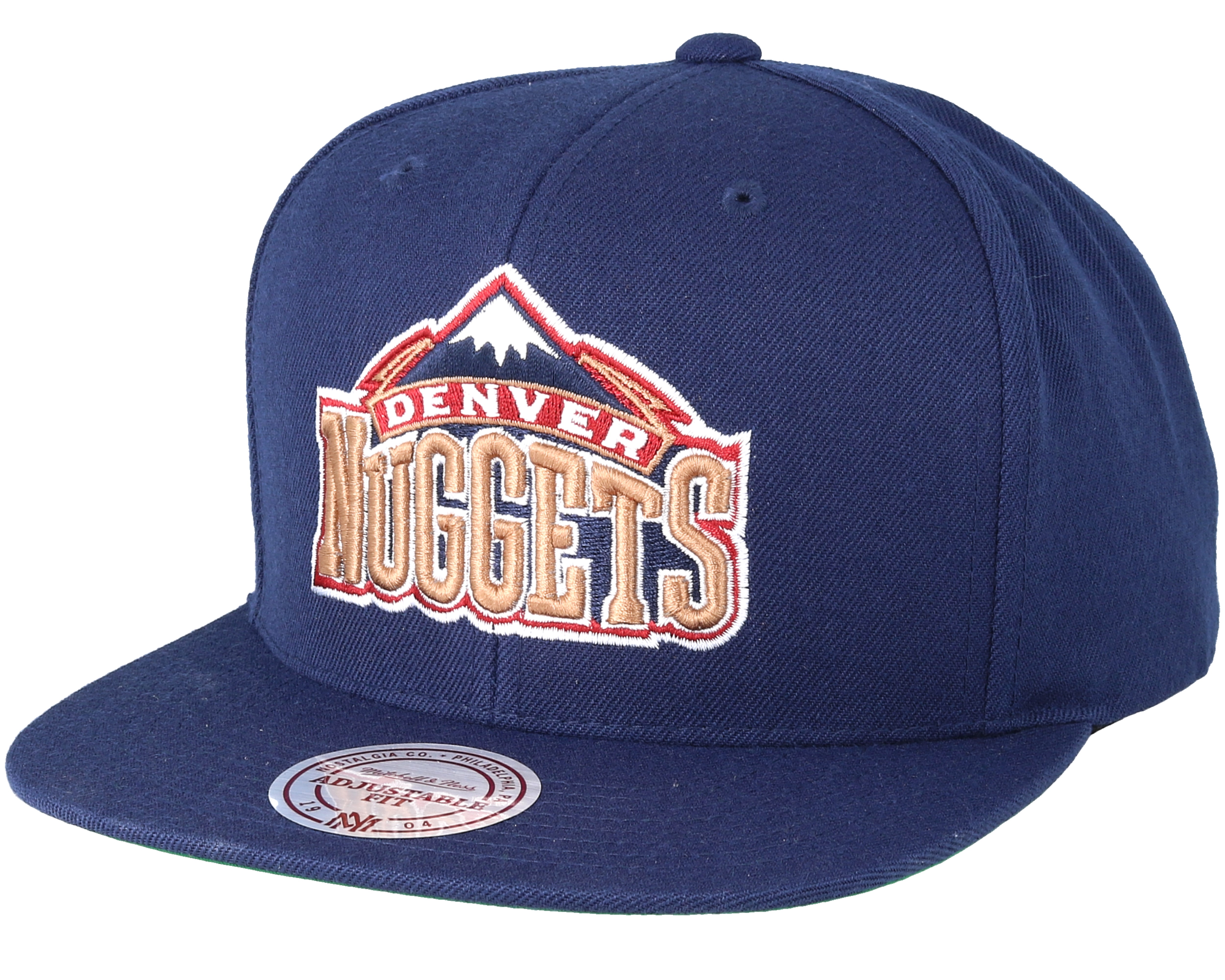 Denver Nuggets Wool Solid Navy Snapback - Mitchell & Ness caps ...