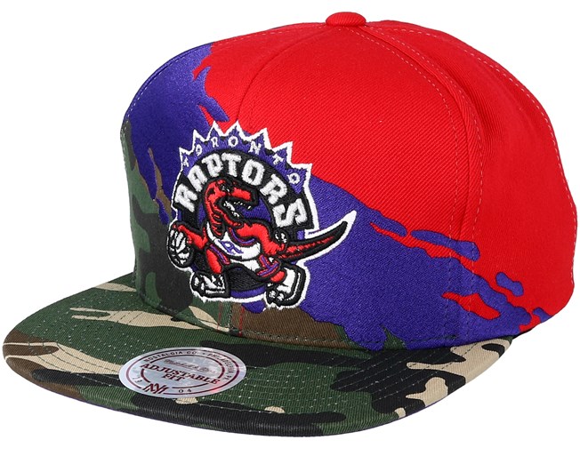 camo raptors hat