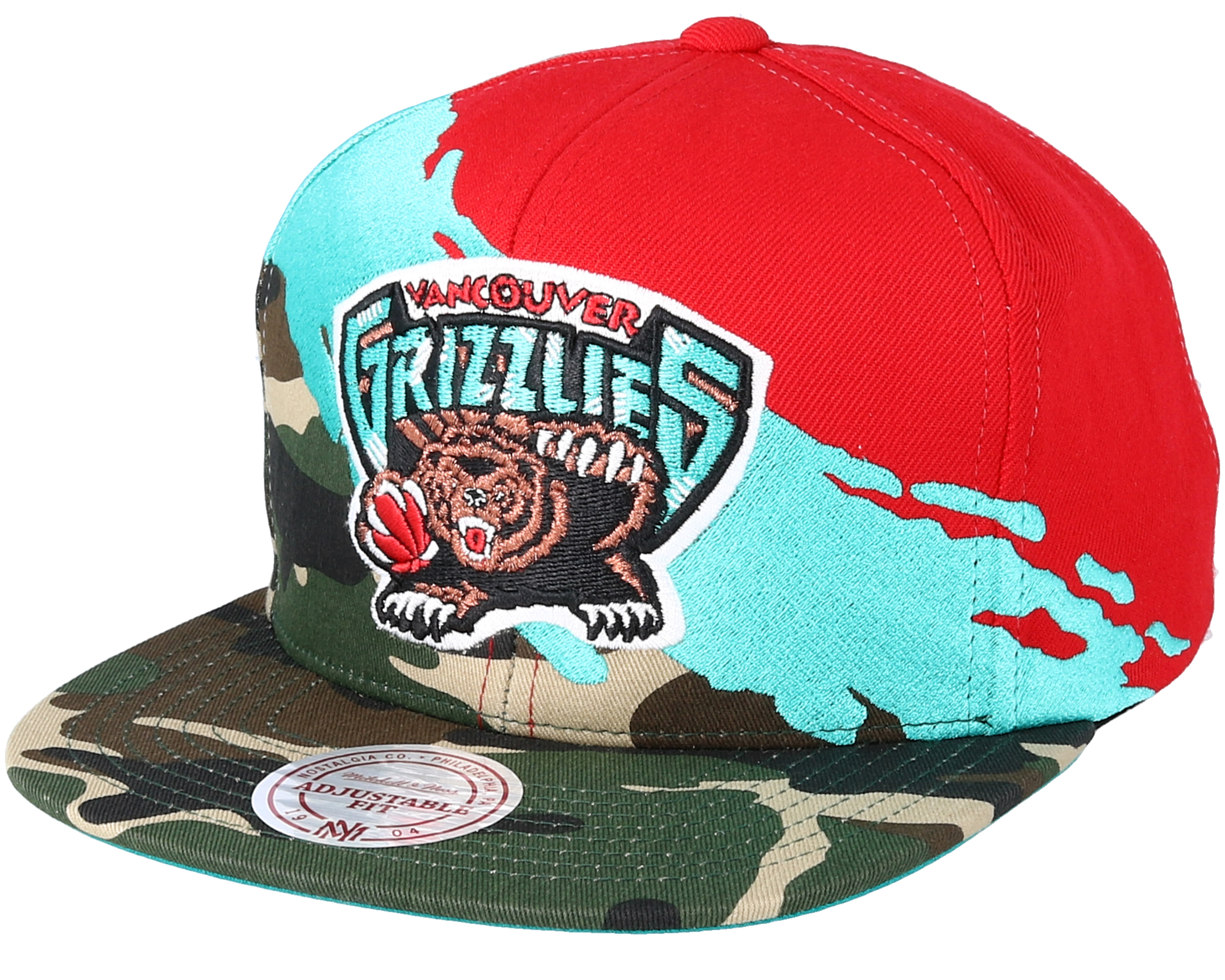 Vancouver Grizzlies Hwc Paintbrush Camo 