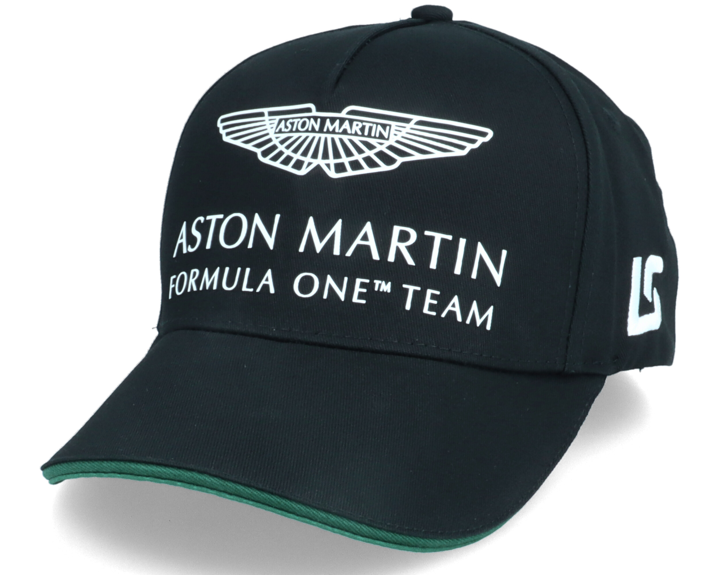 Aston Martin F1 Driver LS Cap Black Adjustable Formula One caps