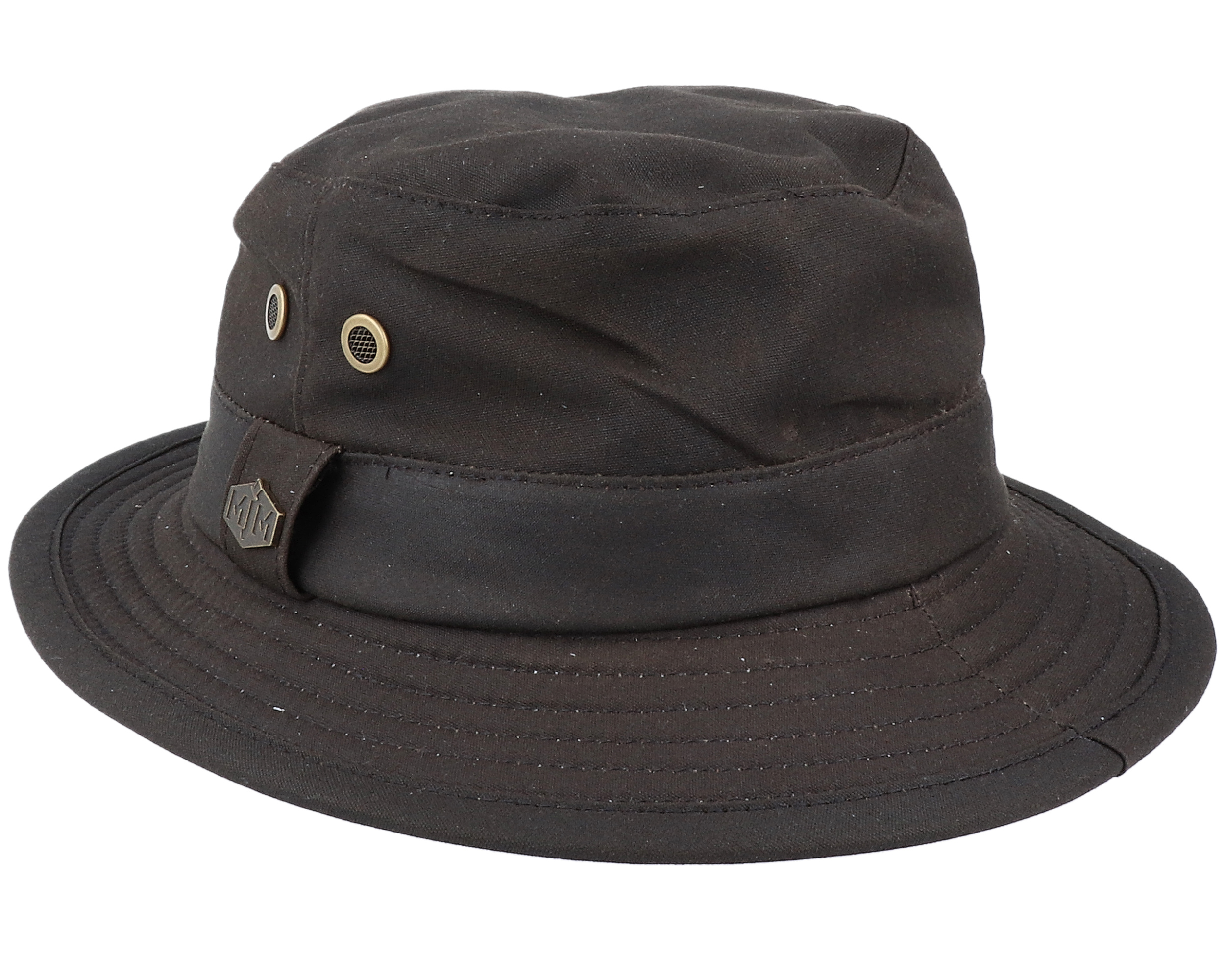 Ben Wax Cotton Brown 6 Bucket MJM Hats hats