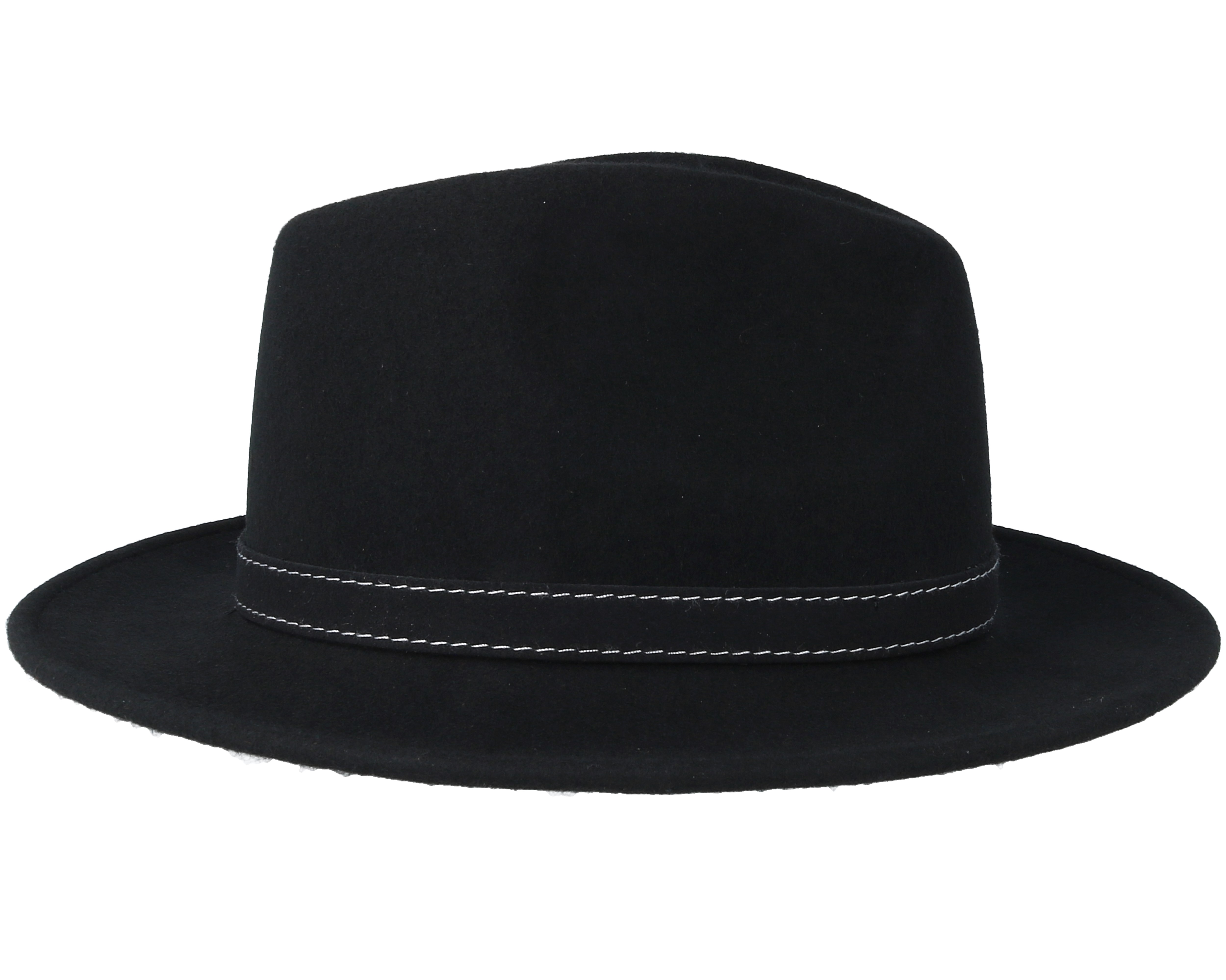 CPH Wool Felt Black Fedora - MJM Hats hats - Hatstoreworld.com
