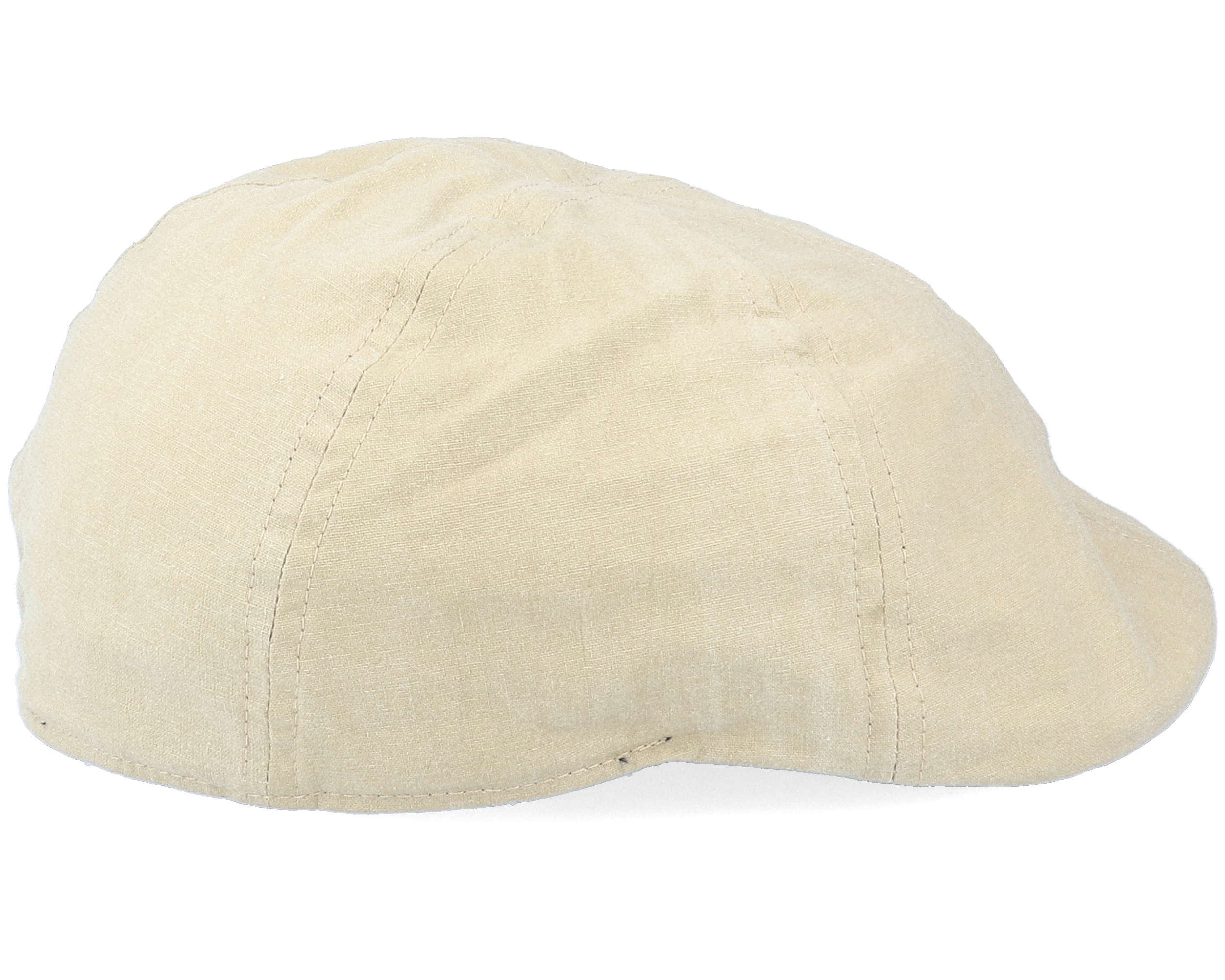 Ede Washed Cotton Beige Flat Cap MJM Hats caps Hatstore.dk