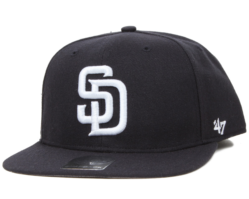 san diego padres hat black and white