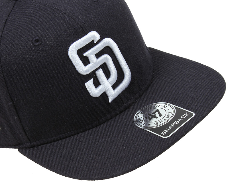 san diego padres hat black and white