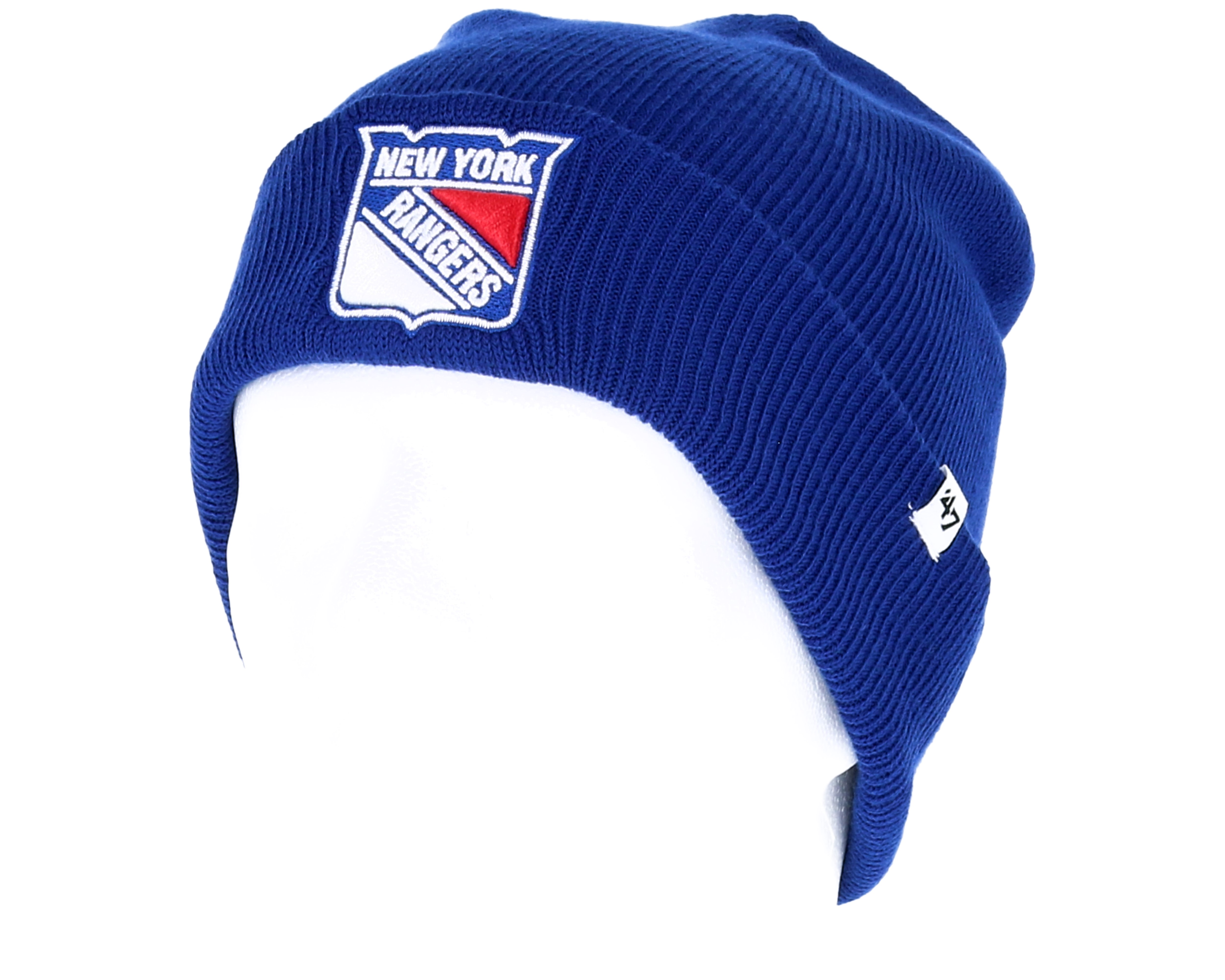 New York Rangers Raised Knit Royal Cuff - 47 Brand beanies
