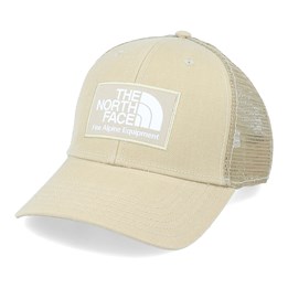 Twill beige north face hat