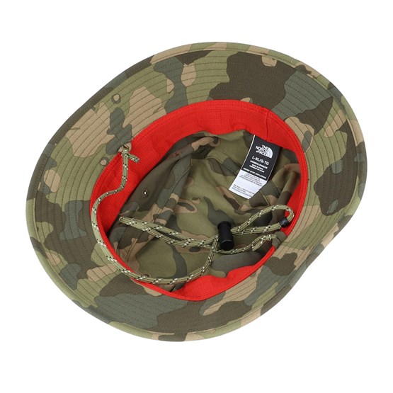 north face bucket hat camo