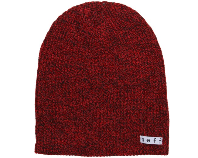 red neff beanie