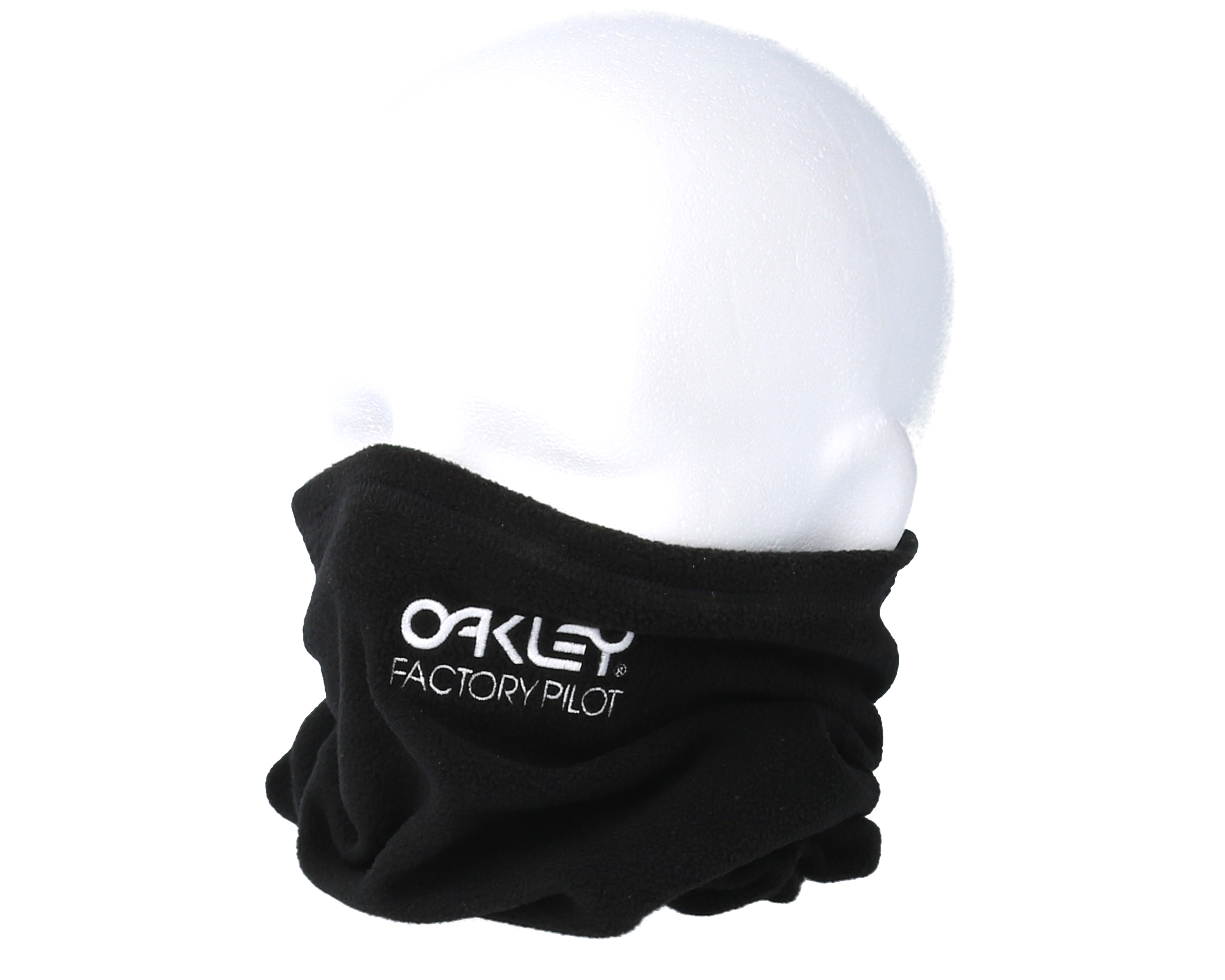 Factory Jet Black Neck Gaiter Oakley beanies