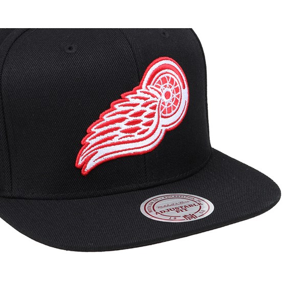 Detroit Red Wings Upside Down Logo Snapback - Mitchell & Ness caps - Hatstoreworld.com