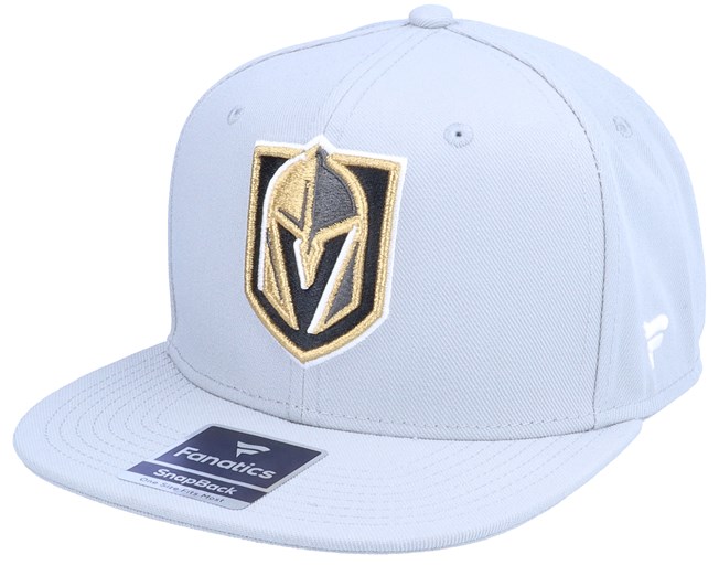Vegas Golden Knights Primary Logo Core Sports Grey Snapback Fanatics Cap Hatstore De
