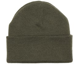 Knitted Beanie Olive - Beanie Basic