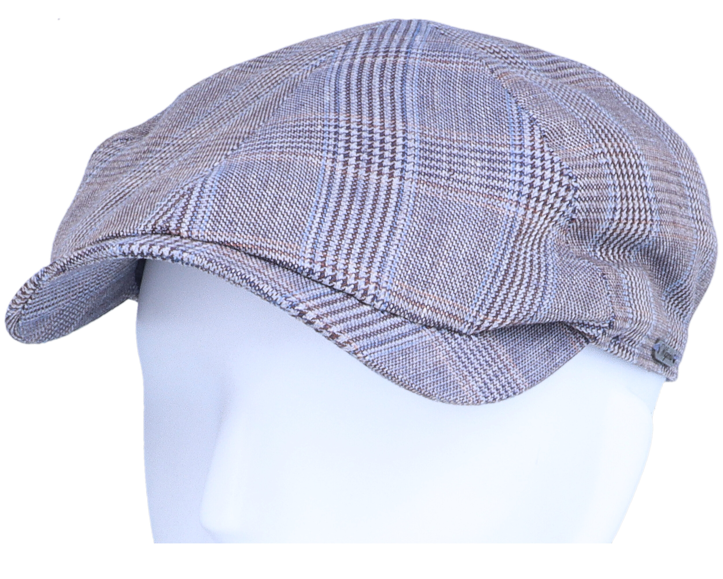 Newsboy Slim Cap Steel Blue Flat Cap Wigéns caps