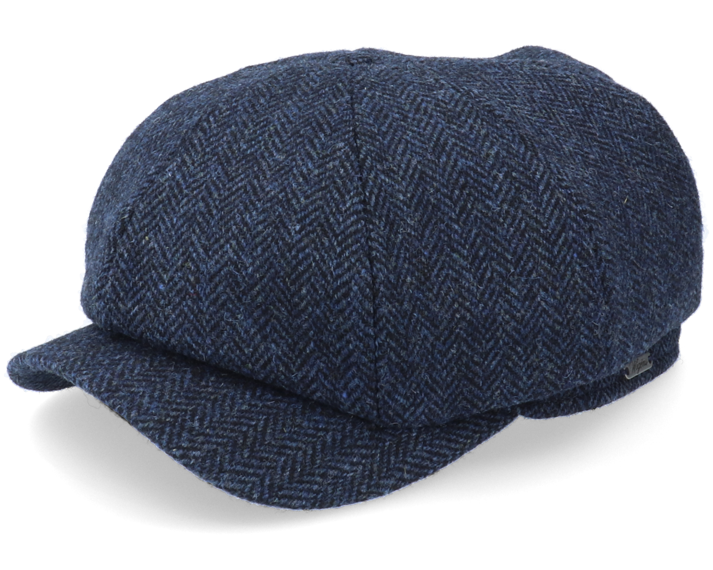 Newsboy Classic Cap Navy Flat Cap Wigéns caps
