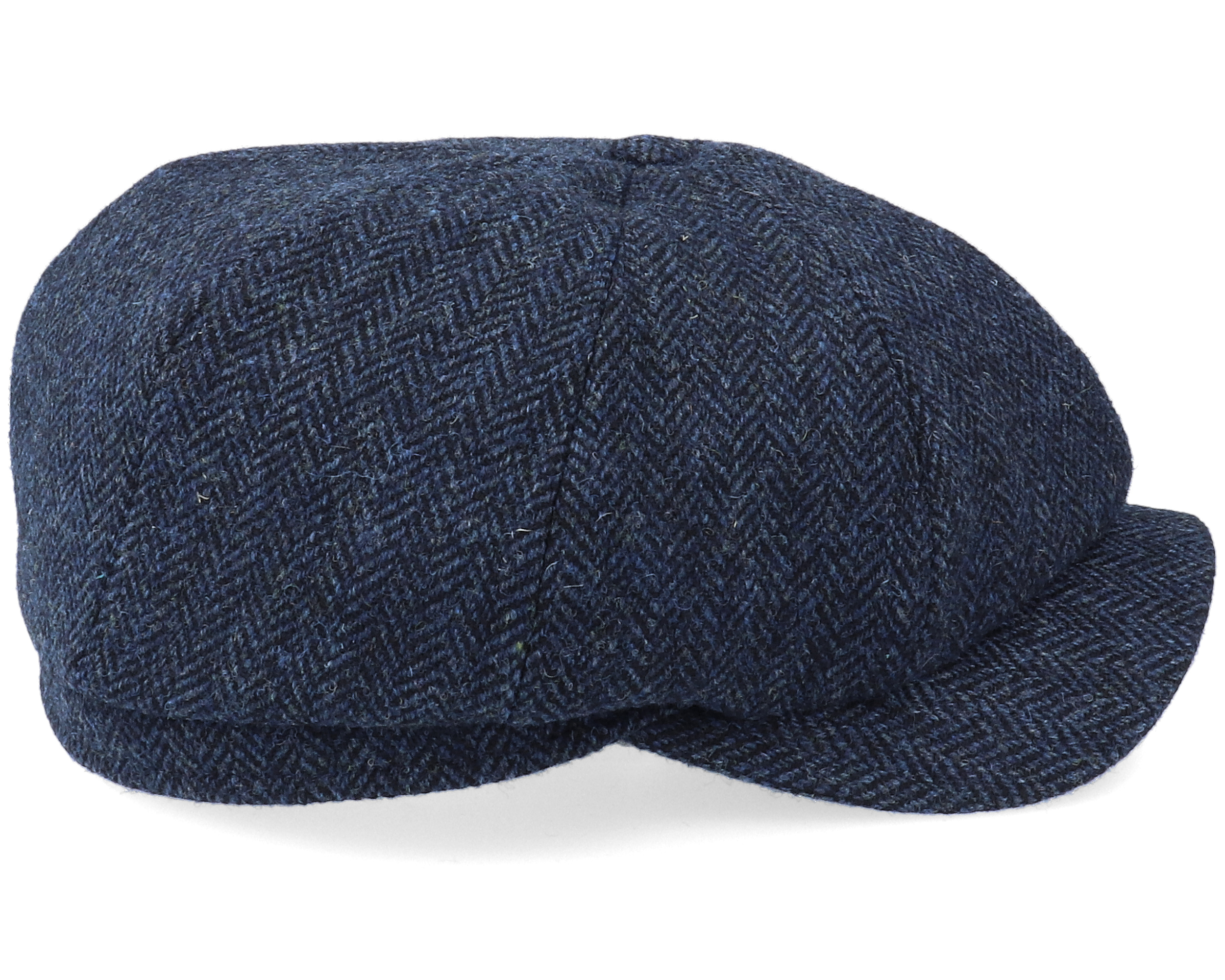Newsboy Classic Cap Navy Flat Cap Wigéns caps Hatstore.co.uk