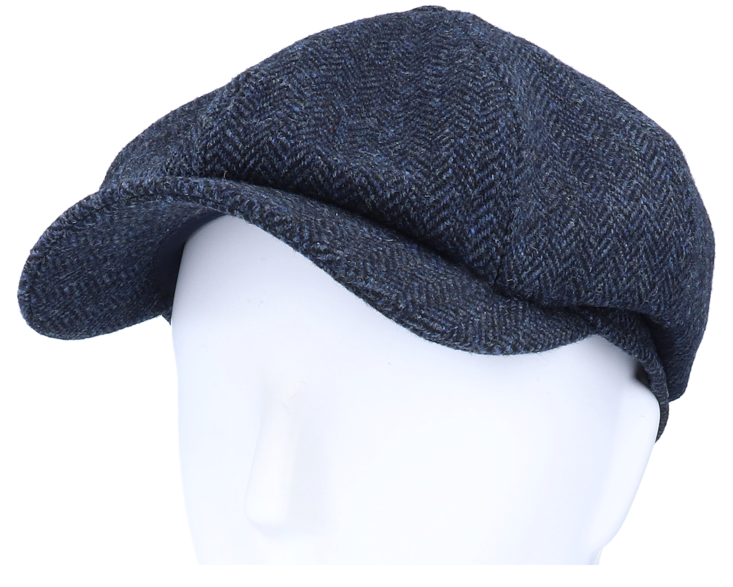 Newsboy Classic Cap Navy Flat Cap Wigéns caps Hatstore.co.uk