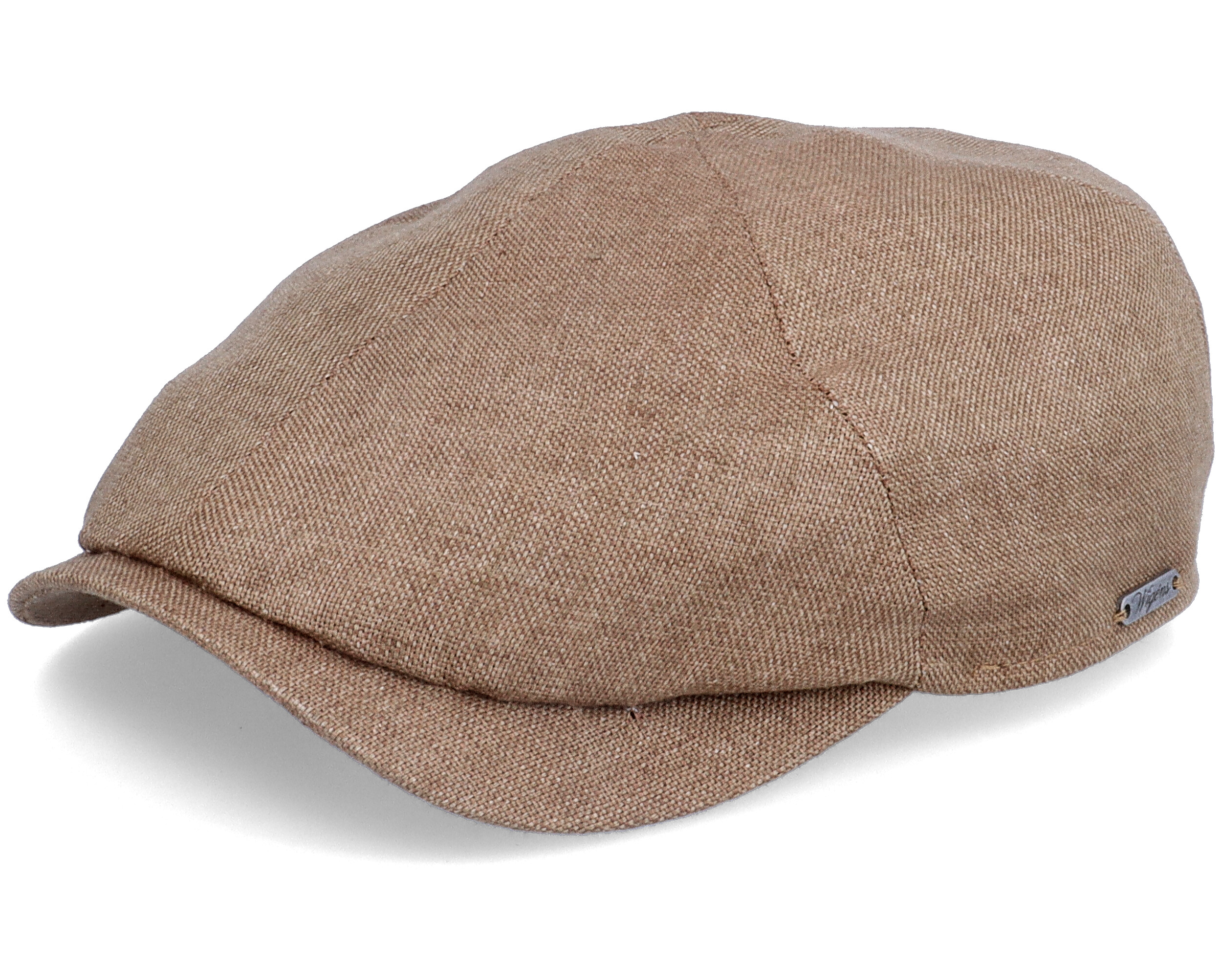 Newsboy Slim Cap Light Brown Flat Cap Wigéns caps Hatstore.no