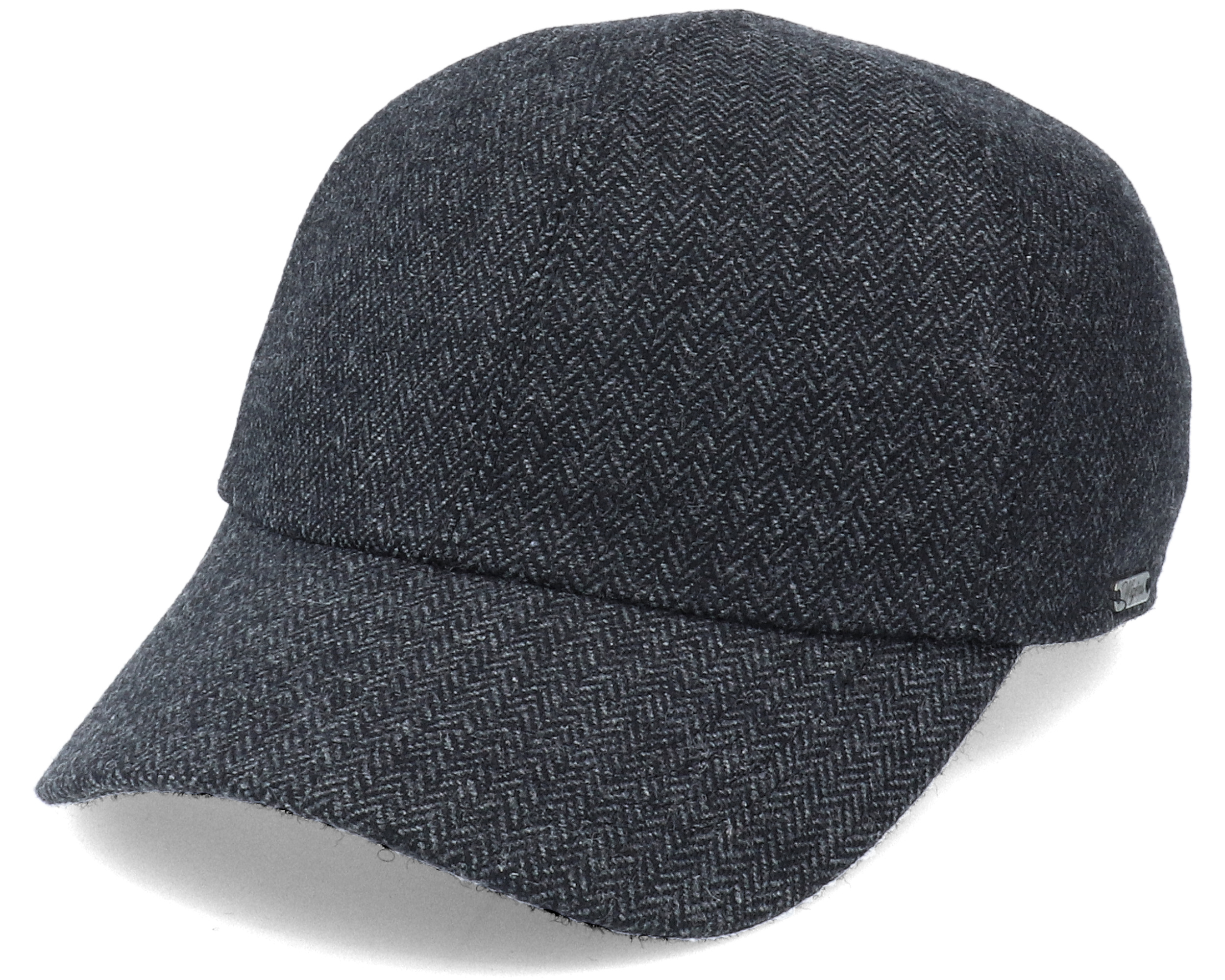 Baseball Cap Black Ear Flap Wigéns cap Hatstore.co.in