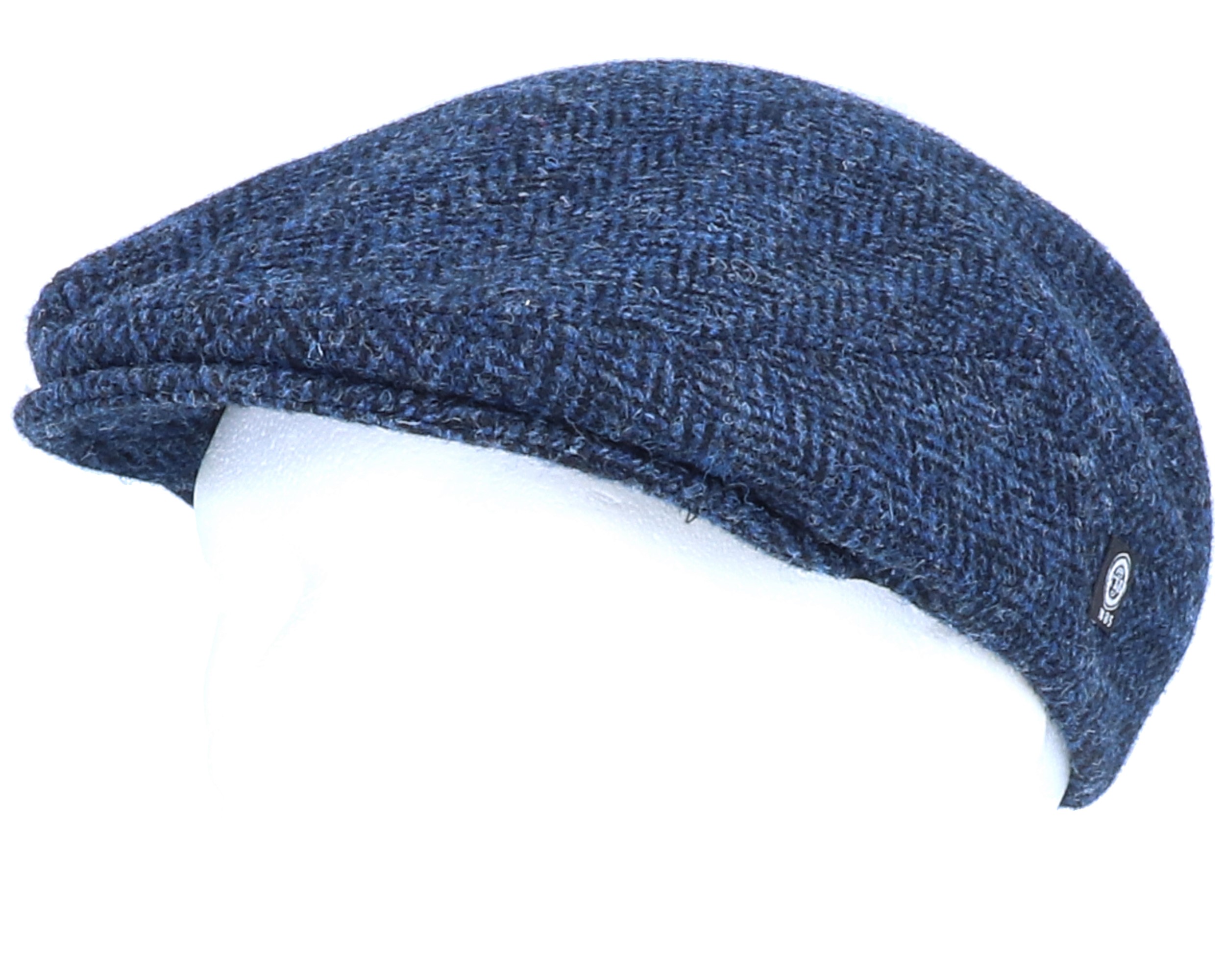 Edward Sr. Harris Tweed Blue Flat Cap CTH Ericson caps