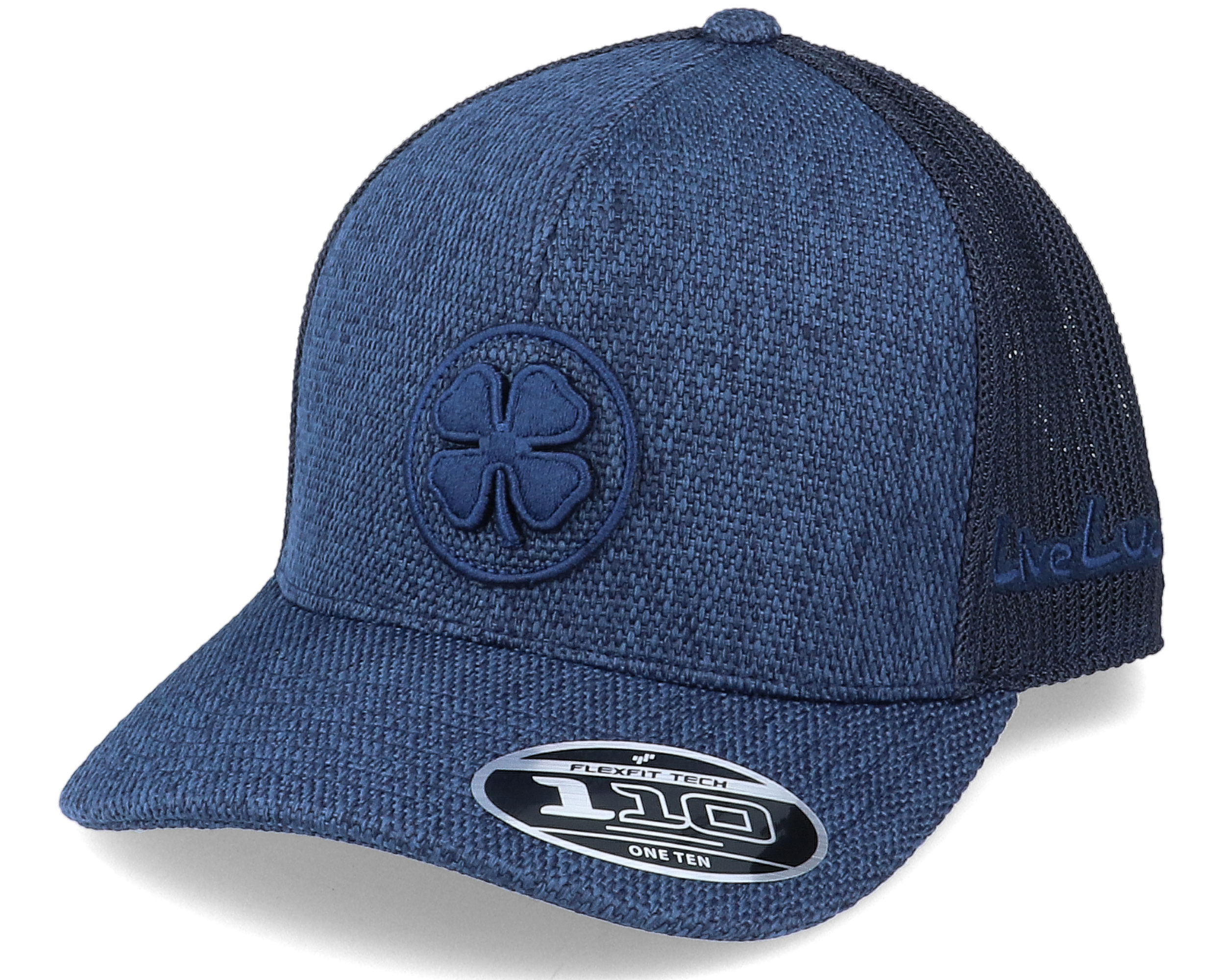 Bamboo Navy Trucker - Black Clover caps - Hatstore.ae