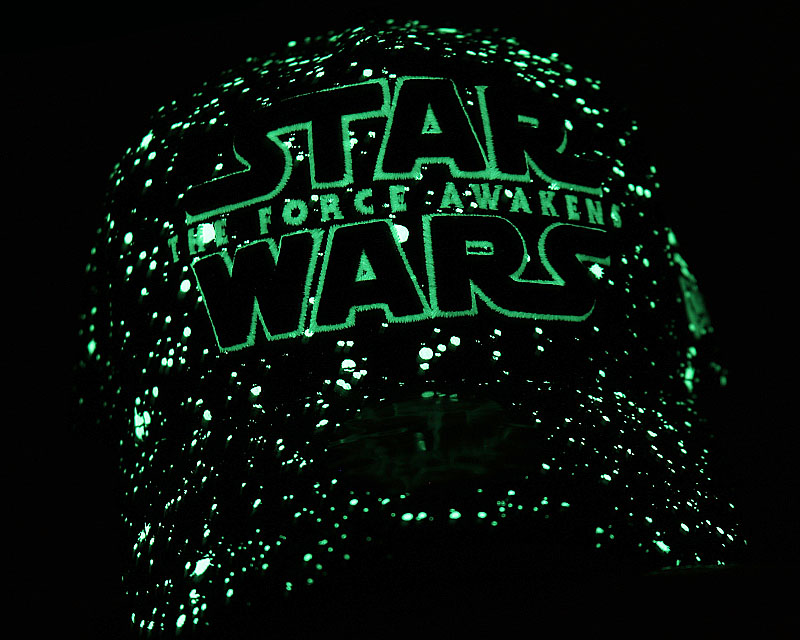Speckled Word Glow In The Dark Adjustable New Era caps
