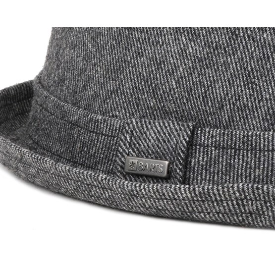 grey pork pie hat