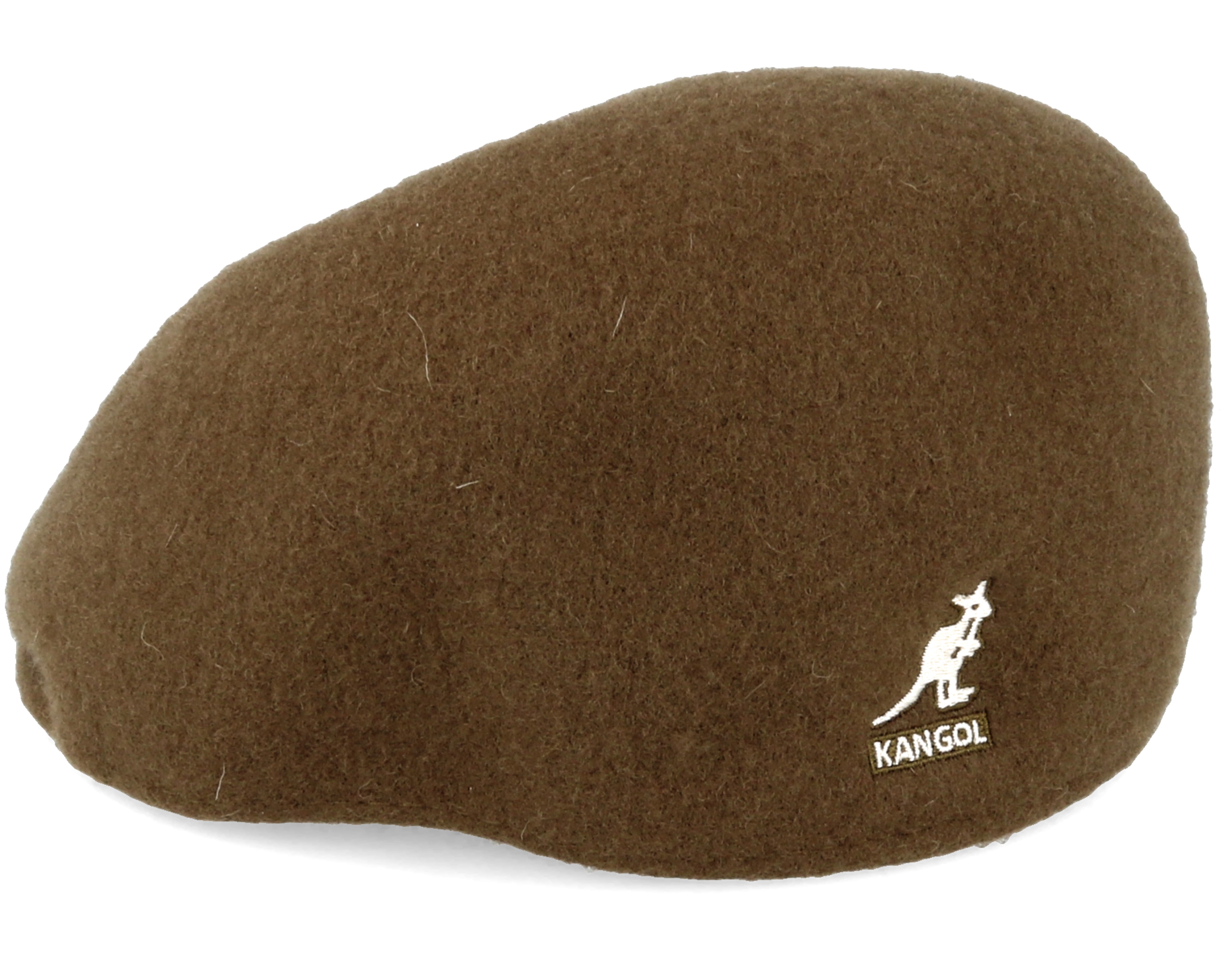 Seamless Wool Flanell Camo Flat Cap Kangol caps Hatstore.co.uk