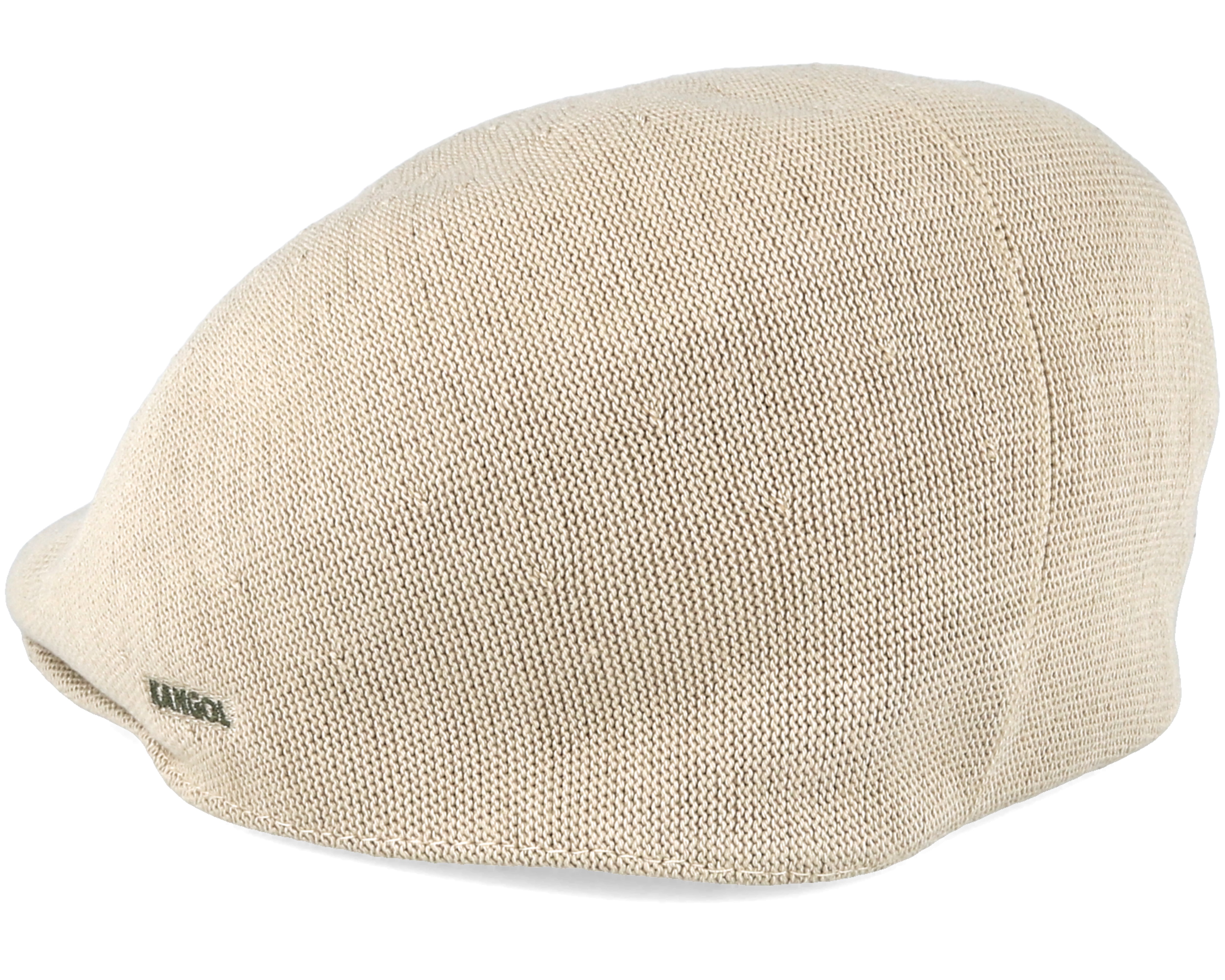 Bamboo 507 Beige Flat Cap Kangol caps Hatstore.co.uk