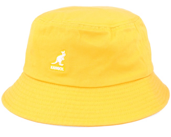 yellow kangol bucket hat