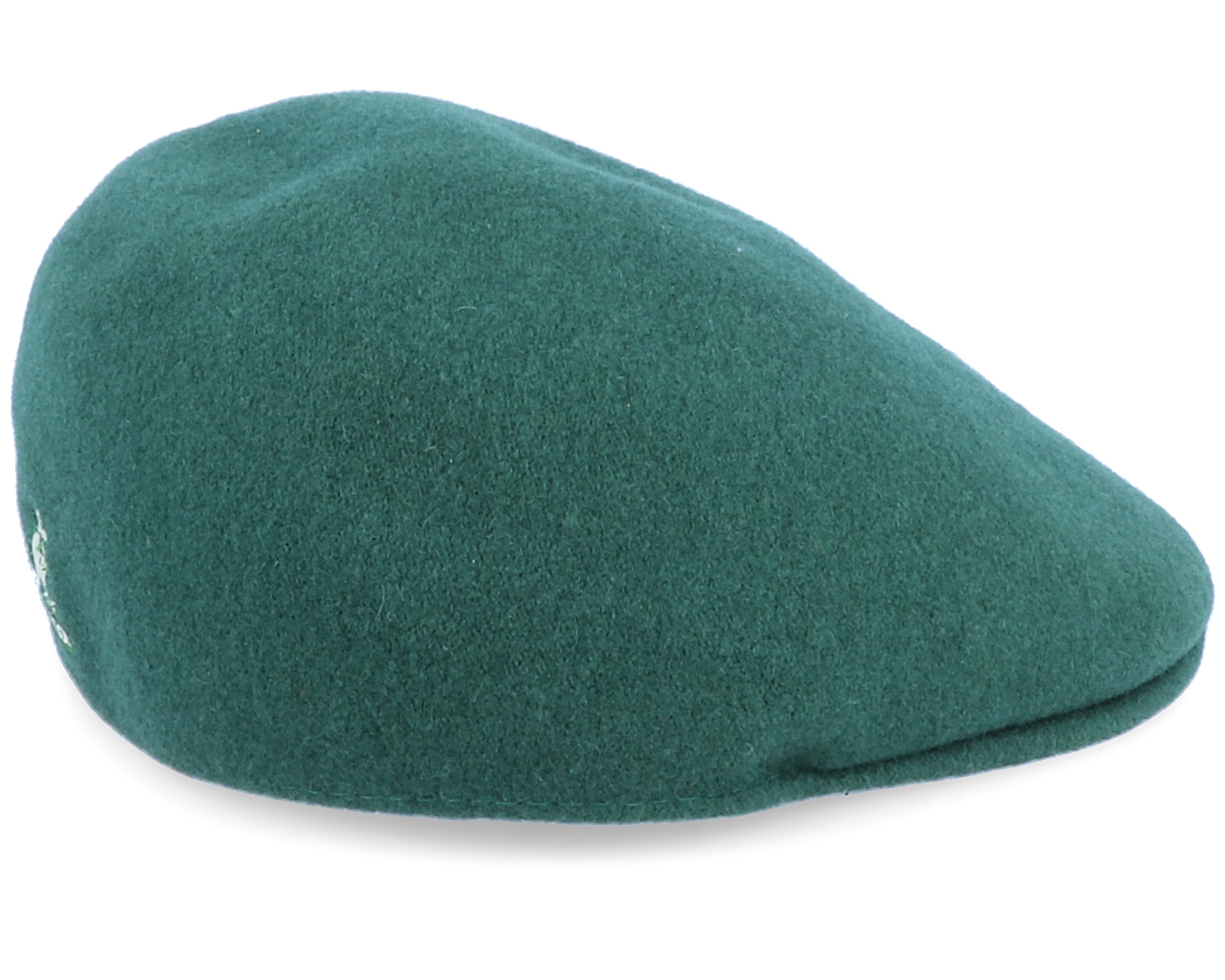 Seamless Wool 507 Dark Green Flat Cap Kangol cap Hatstore.ch