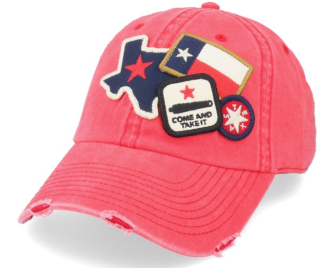 Texas Icon Red Dad Cap - American 