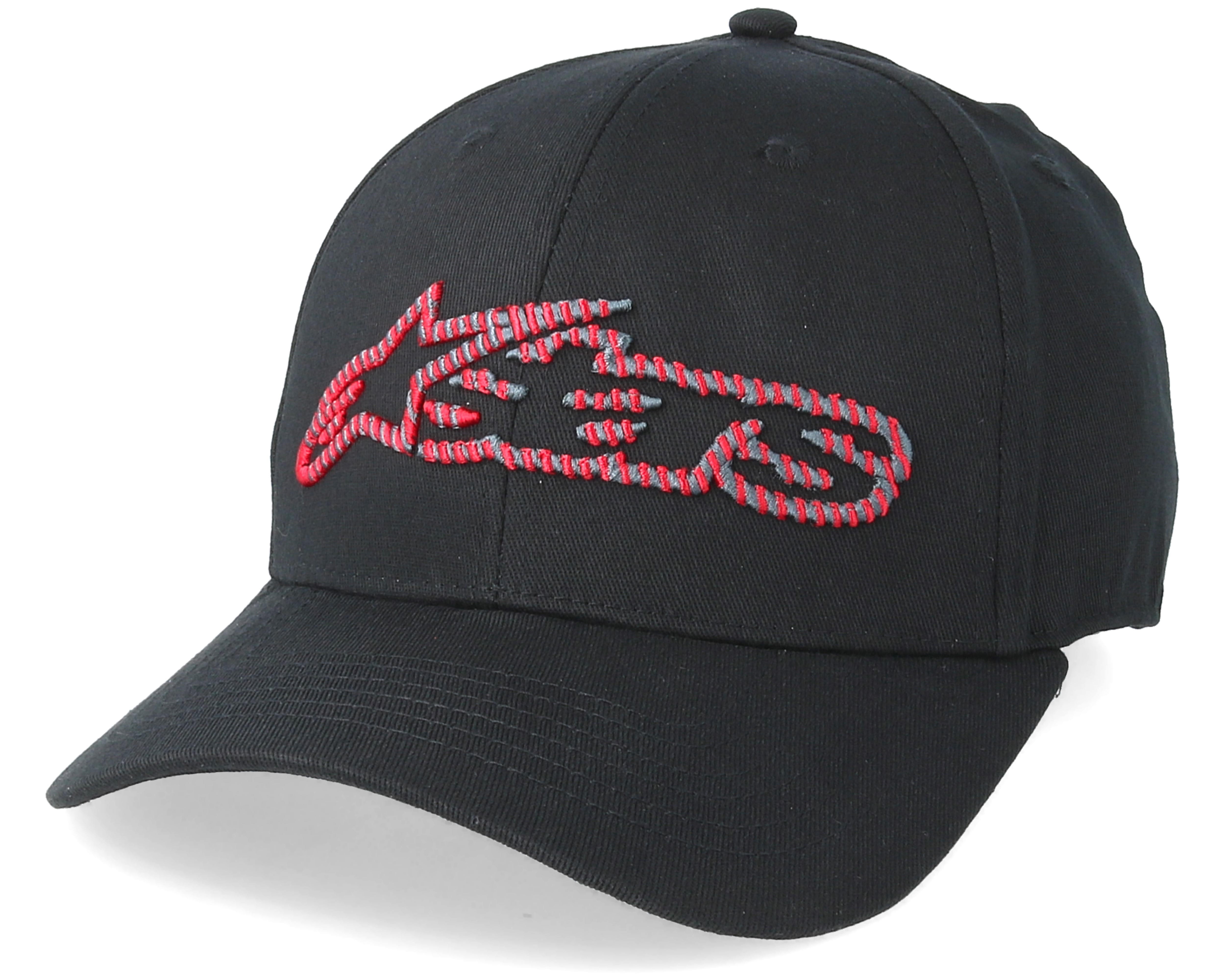 Blaze Fader Black/Red Flexfit Alpinestars caps