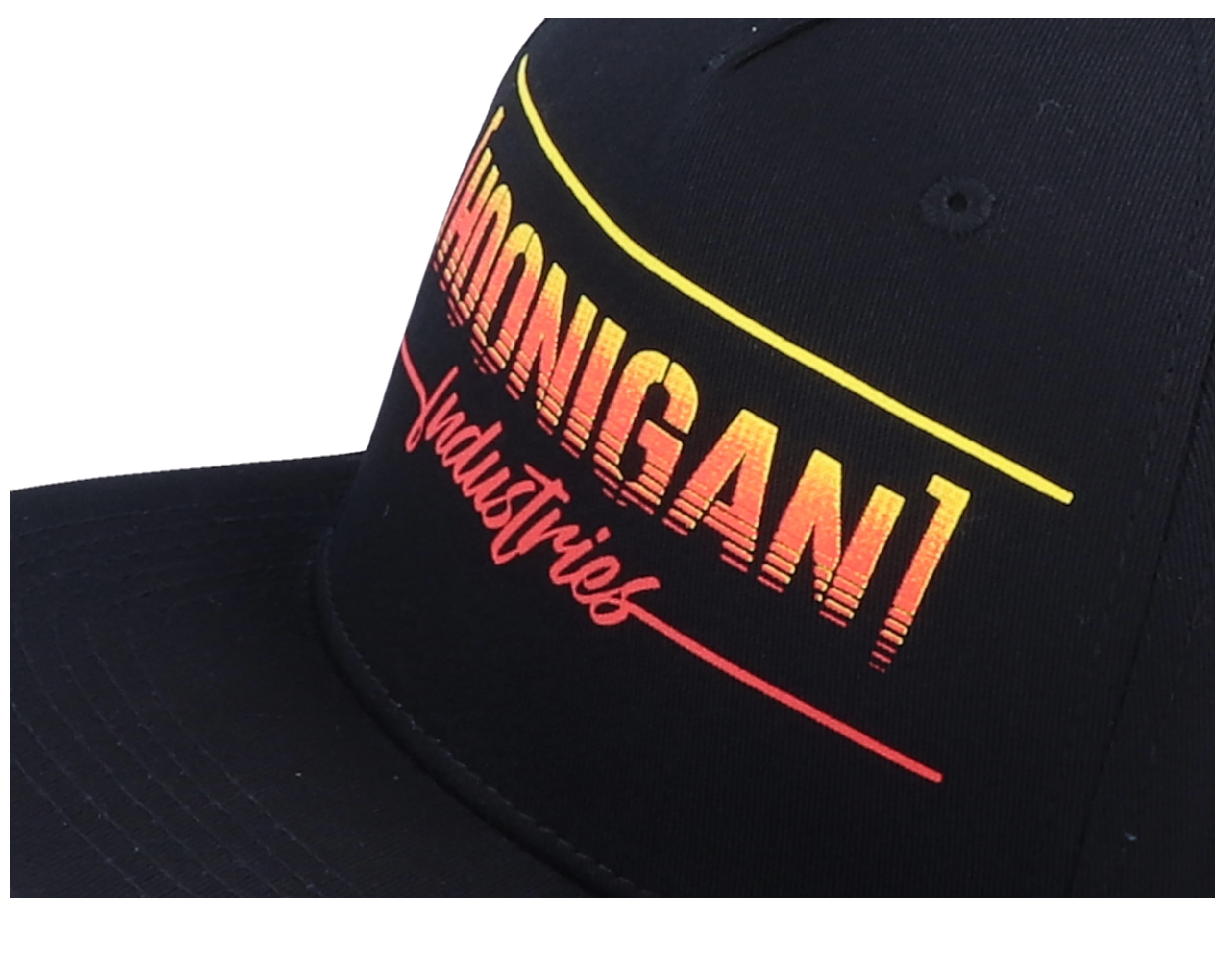 Thrust Black Snapback Hoonigan caps