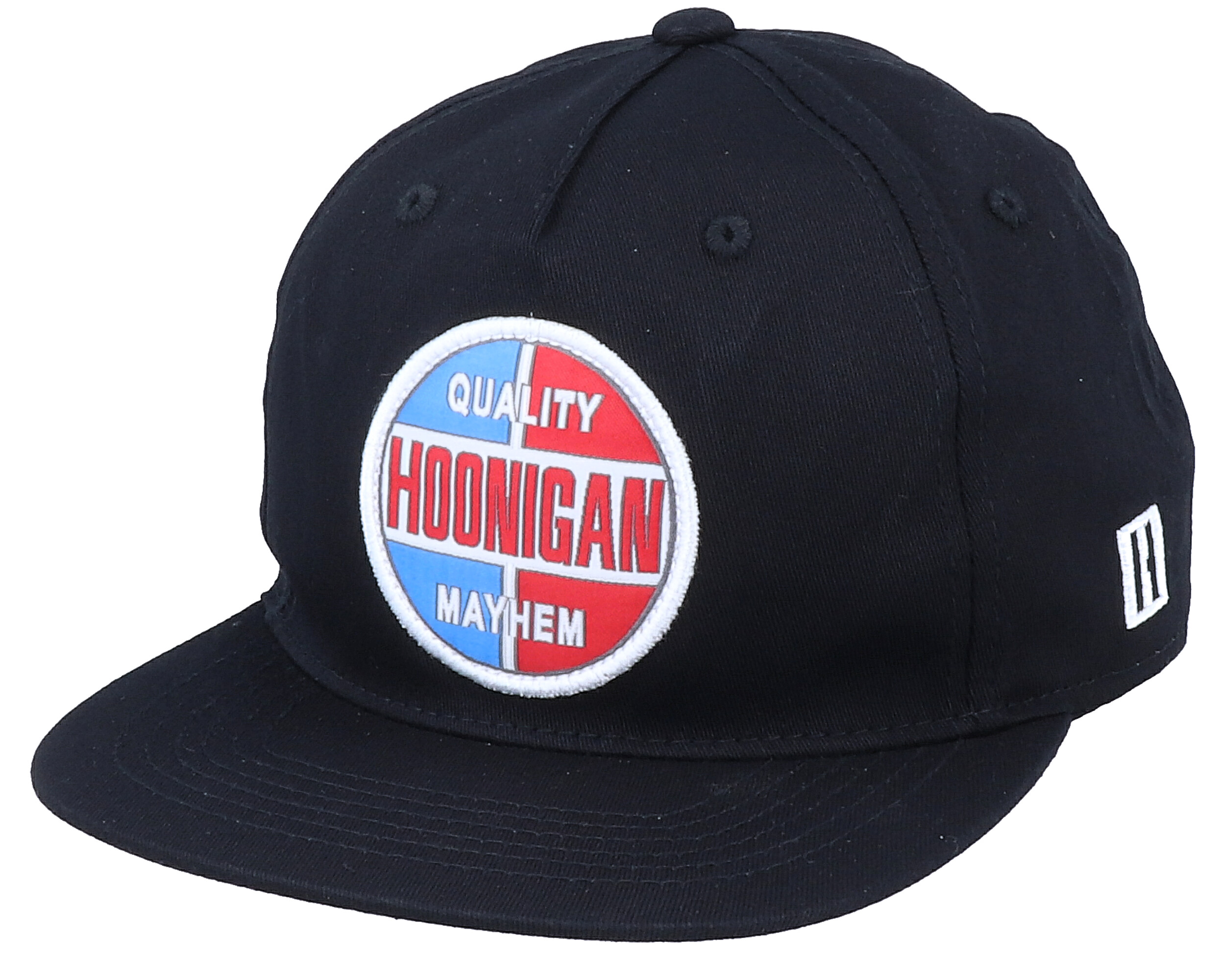 Qualifier Black Snapback Hoonigan caps