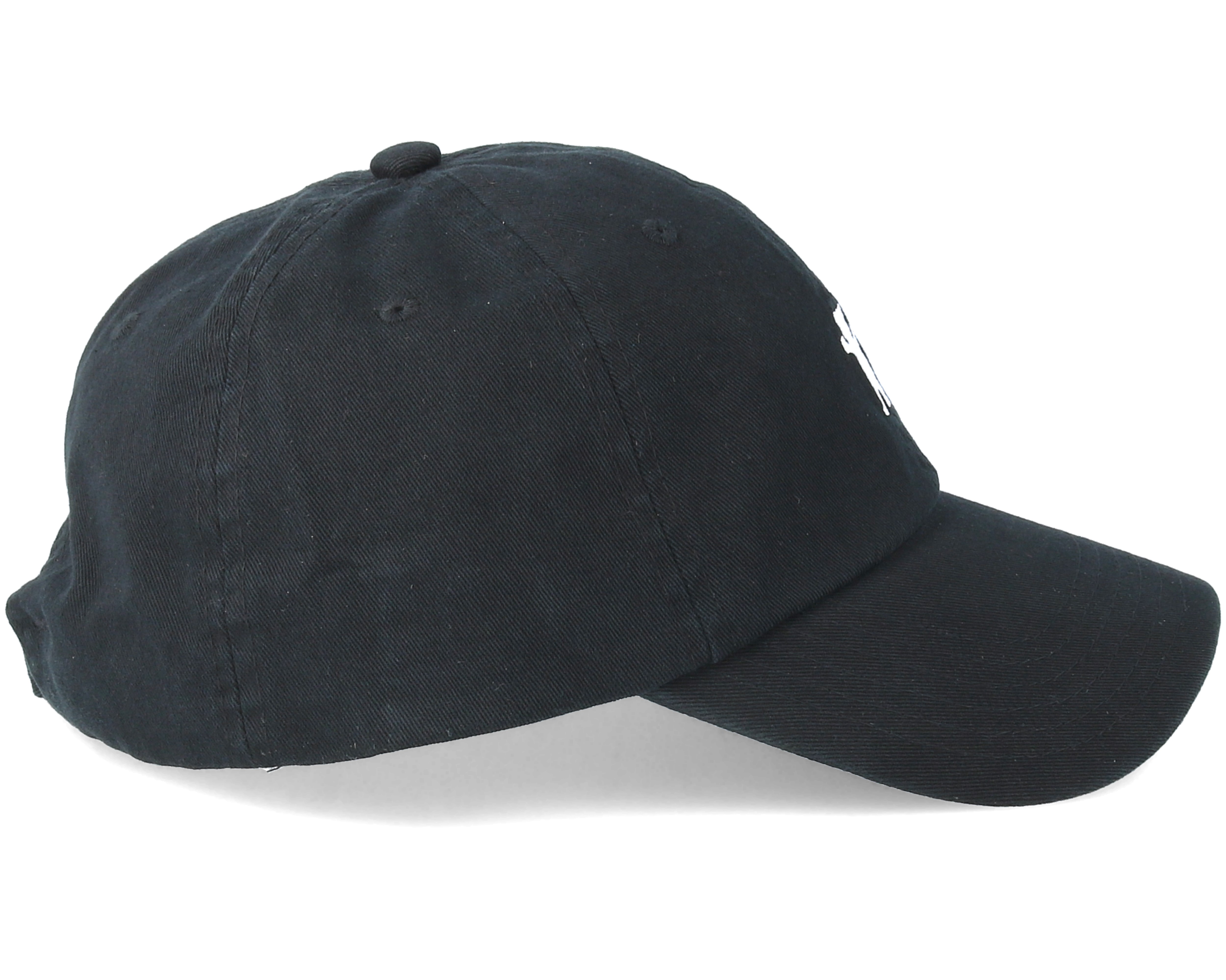 Bear Silhouette Dad Hat - Vintage Style Gray Canvas Cap With Adjustable Strap - Unisex