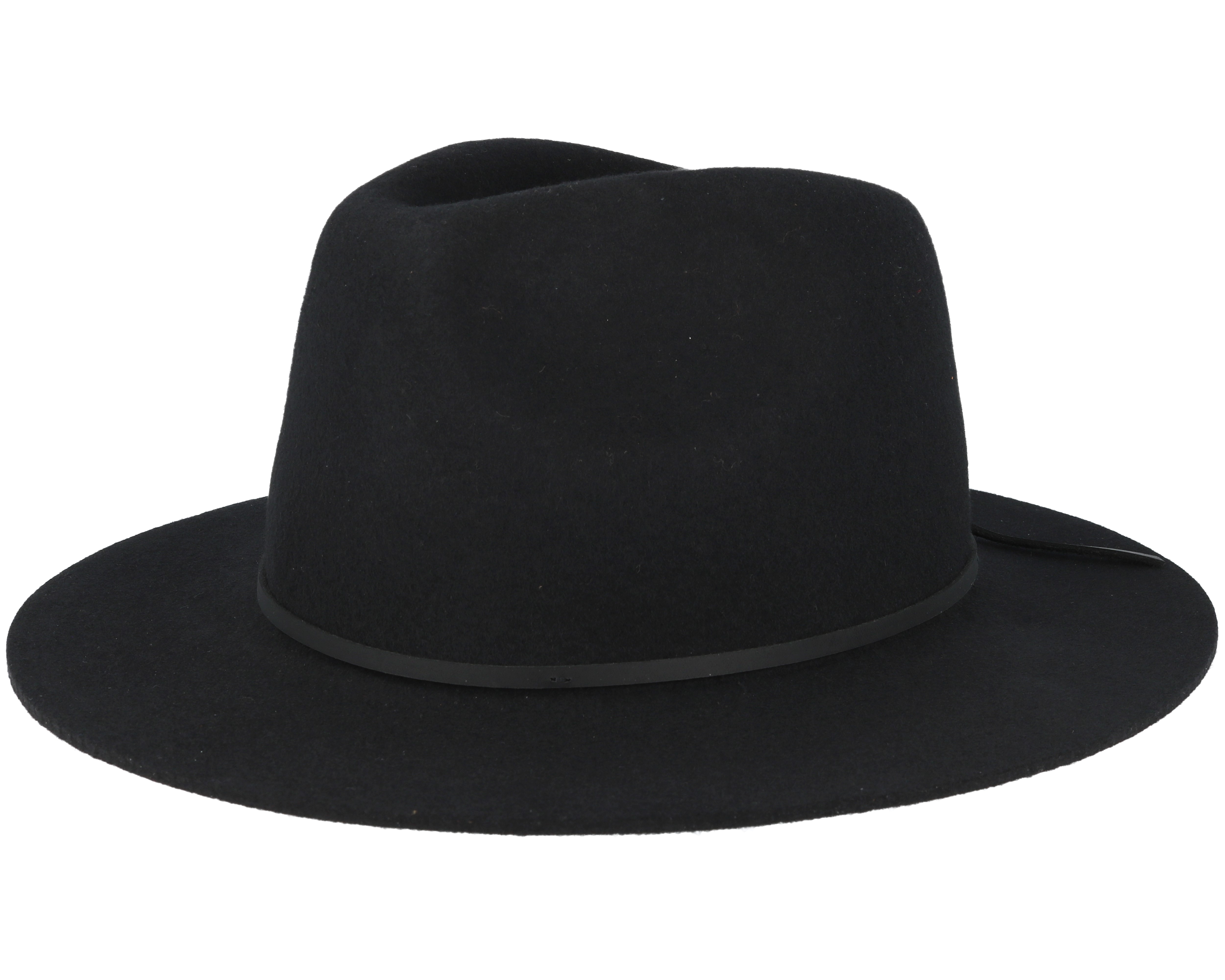 Wesley Black Fedora Brixton hats