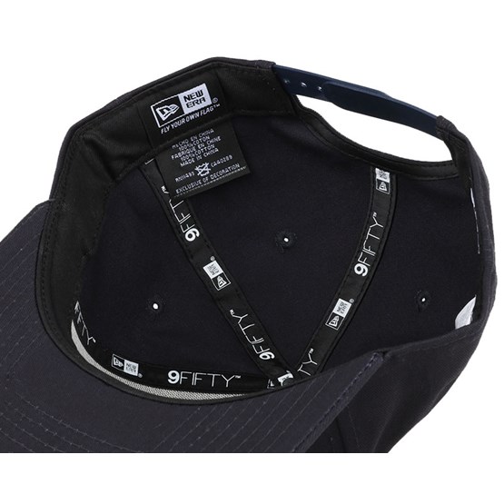 Reverse Weave Logo Navy 9fifty Snapback Champion Cap Hatstore De