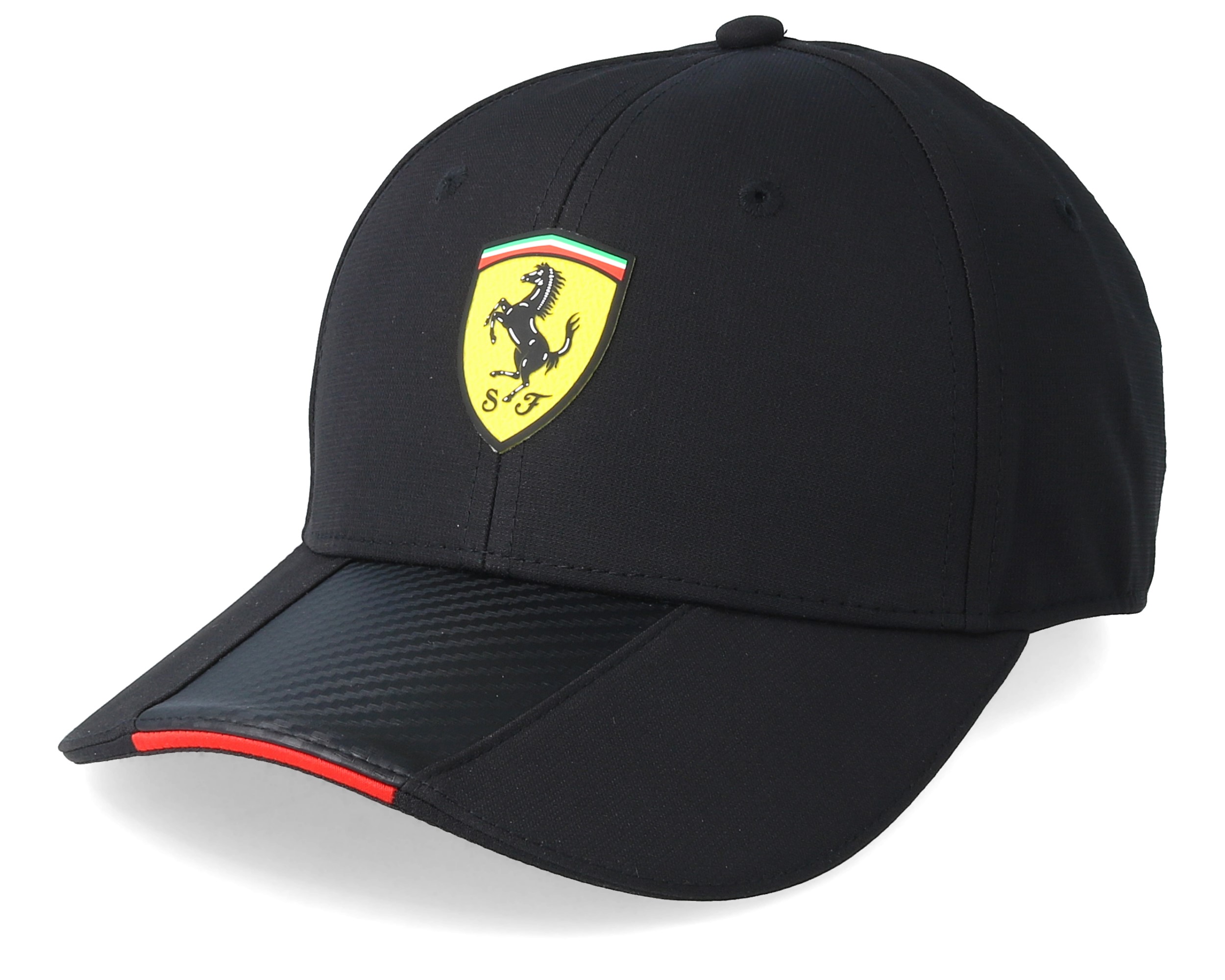 Scuderia Ferrari Scudetto Black/Carbon Adjustable - Formula One caps ...