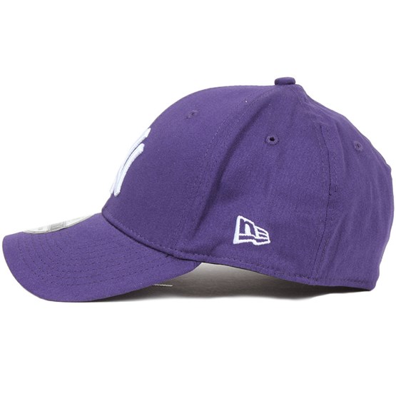 purple yankees hat