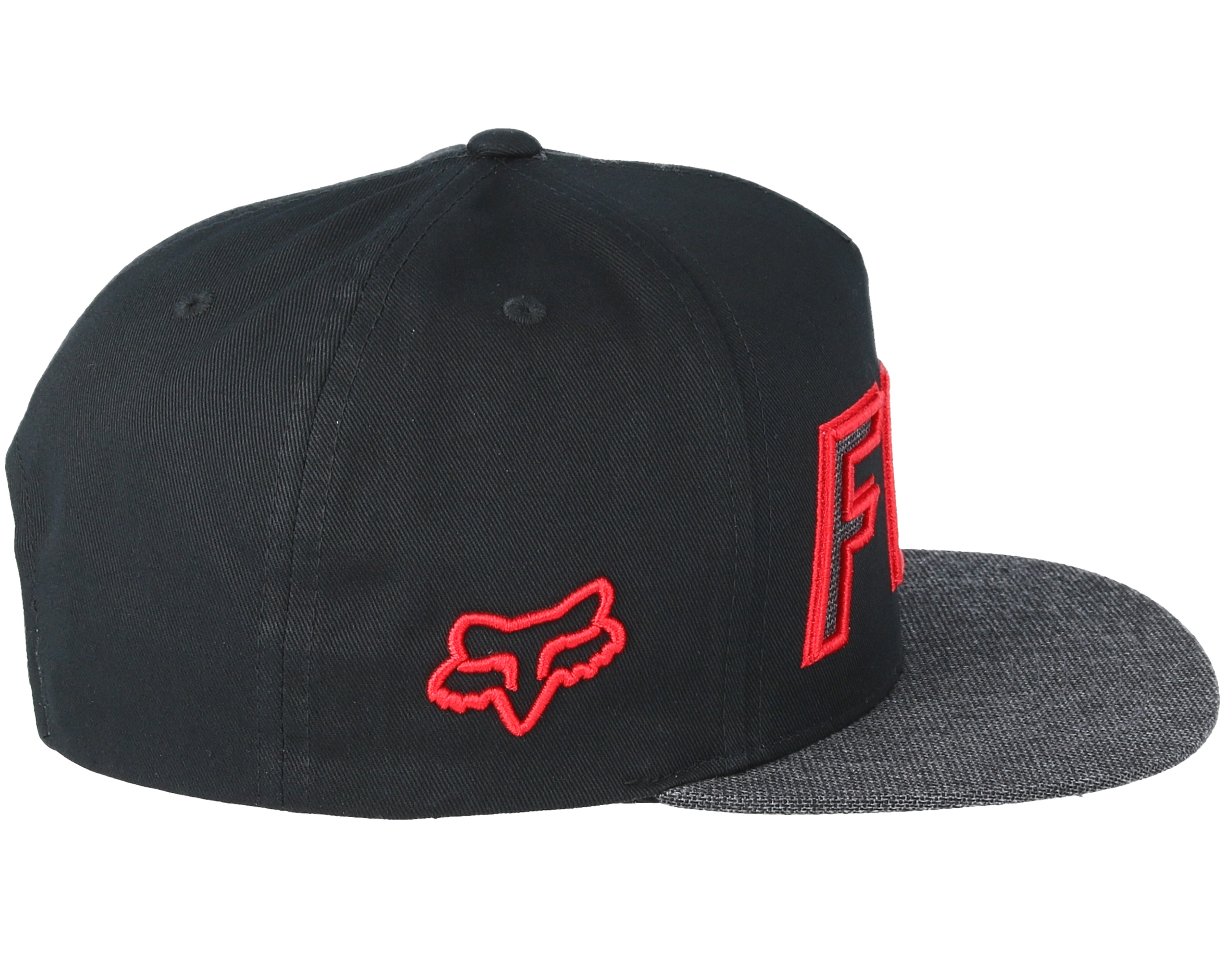 Posessed Black Snapback Fox caps Hatstore.co.uk