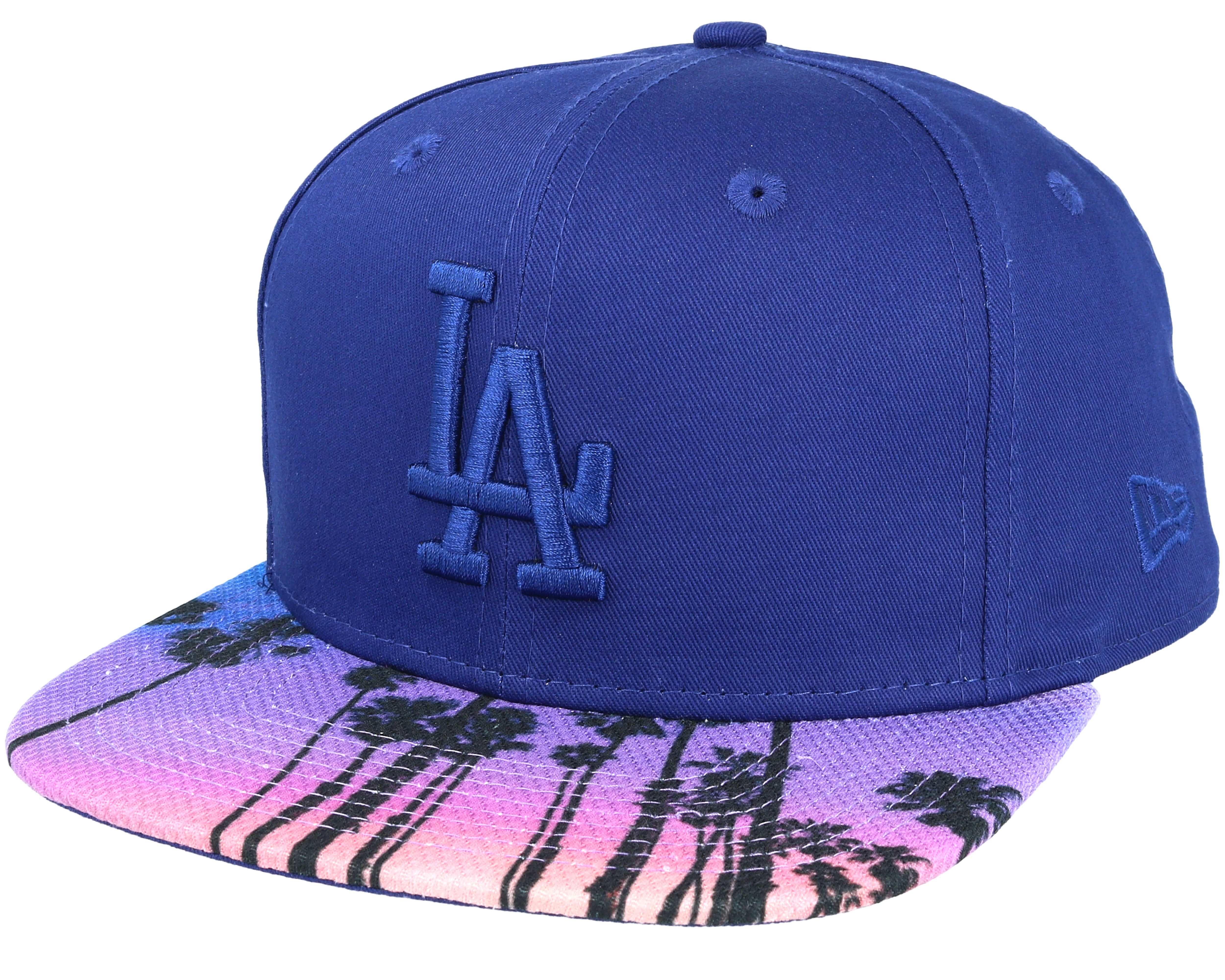 Los Angeles Dodgers West Coast Visor Print Navy Snapback New Era caps